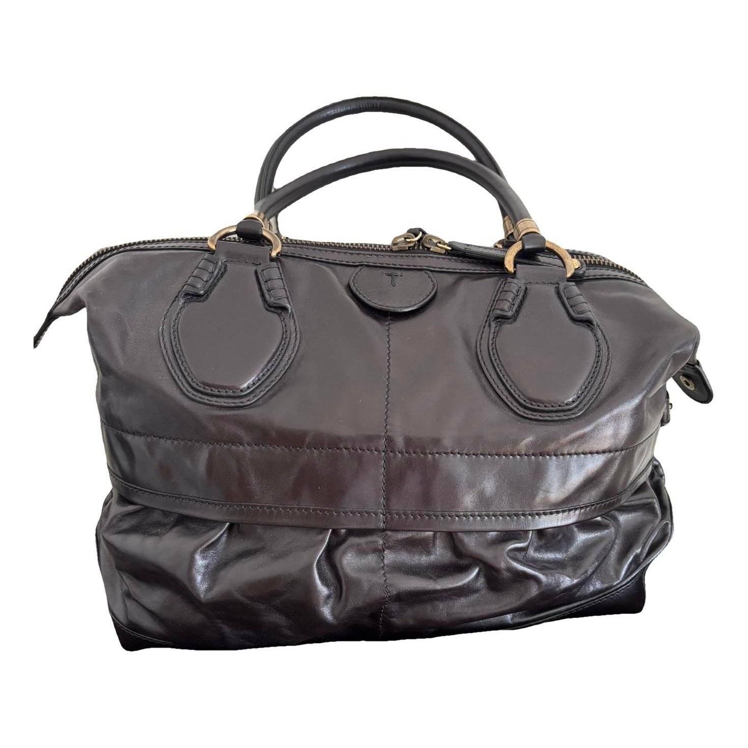 Leather handbag