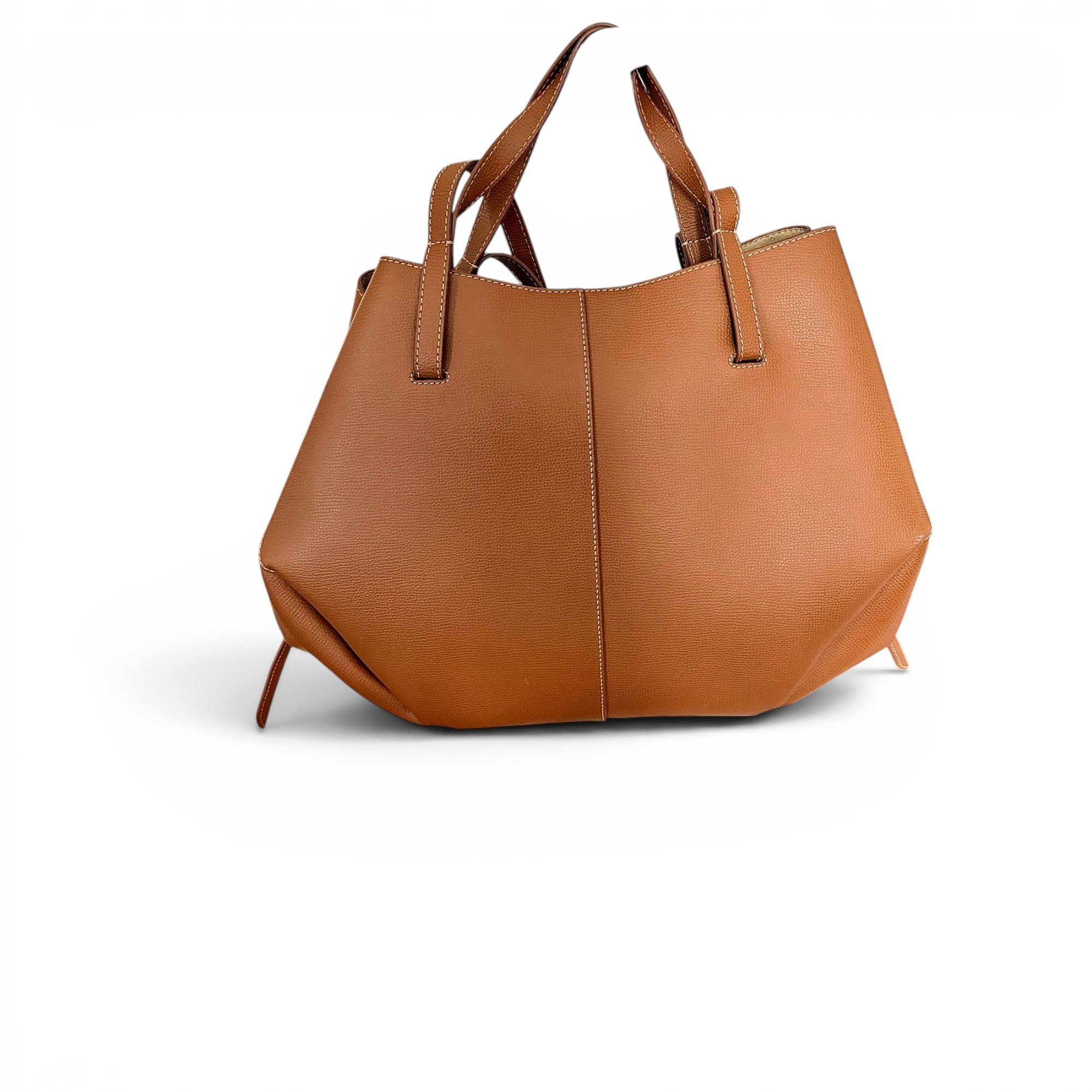 Leather tote