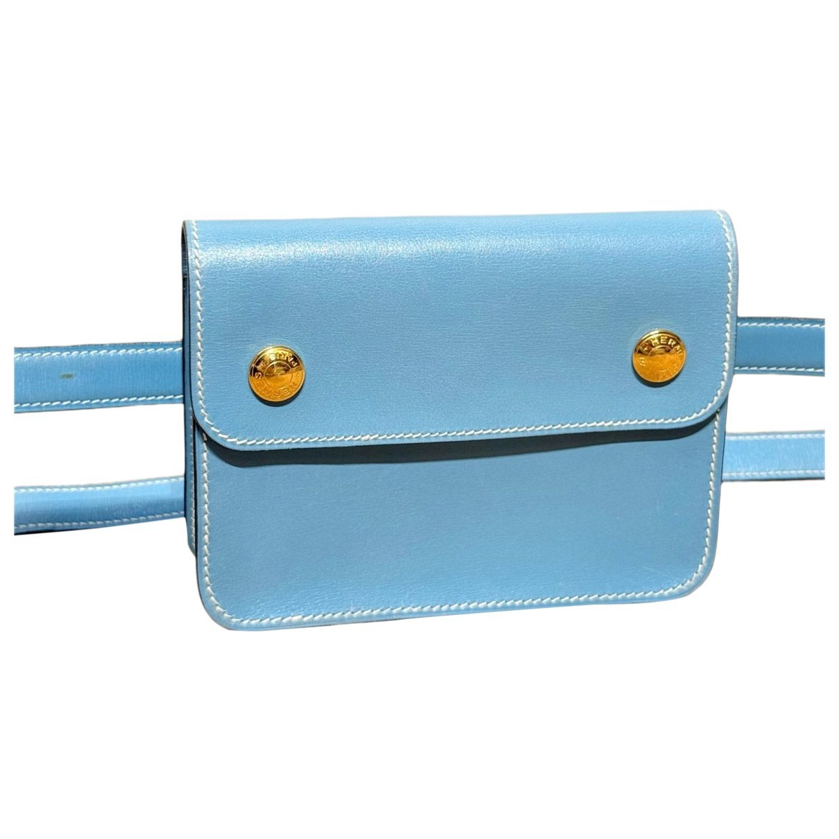 Hermesnap leather crossbody bag