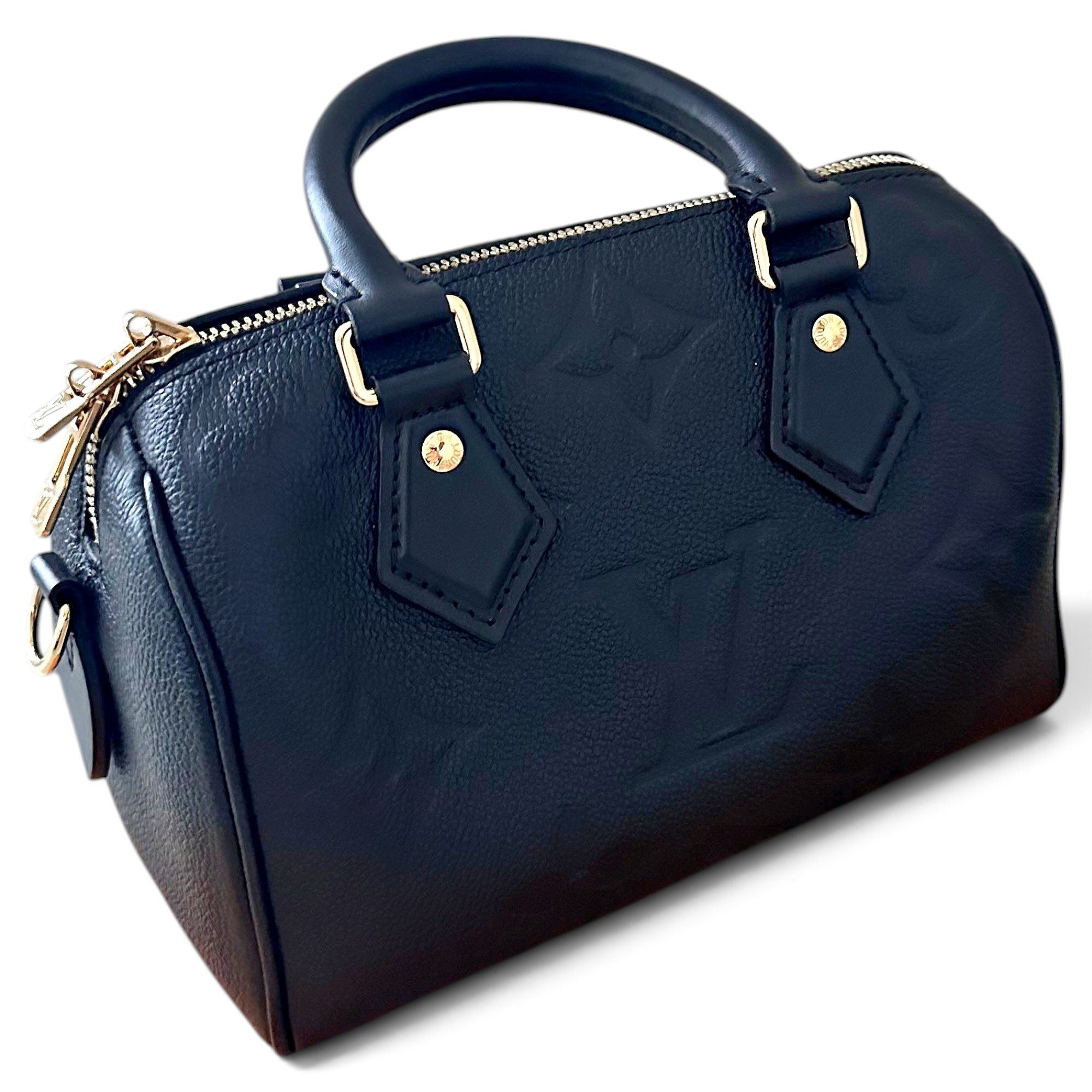 Speedy Bandoulière leather bowling bag