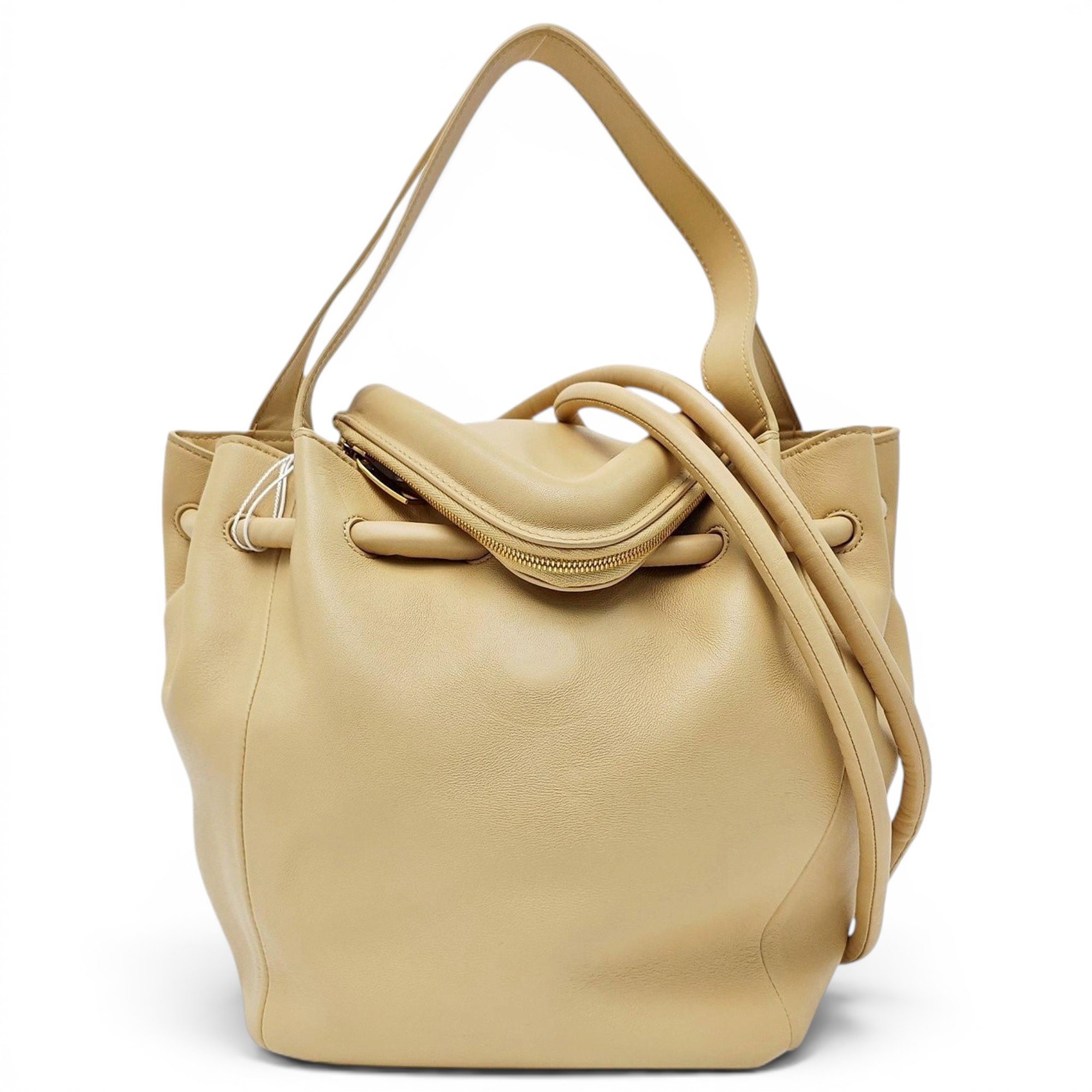 Beak leather handbag