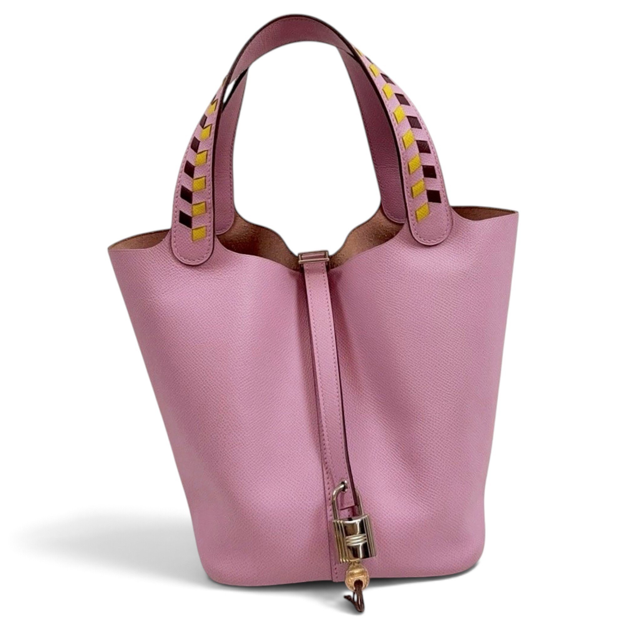 Picotin leather handbag