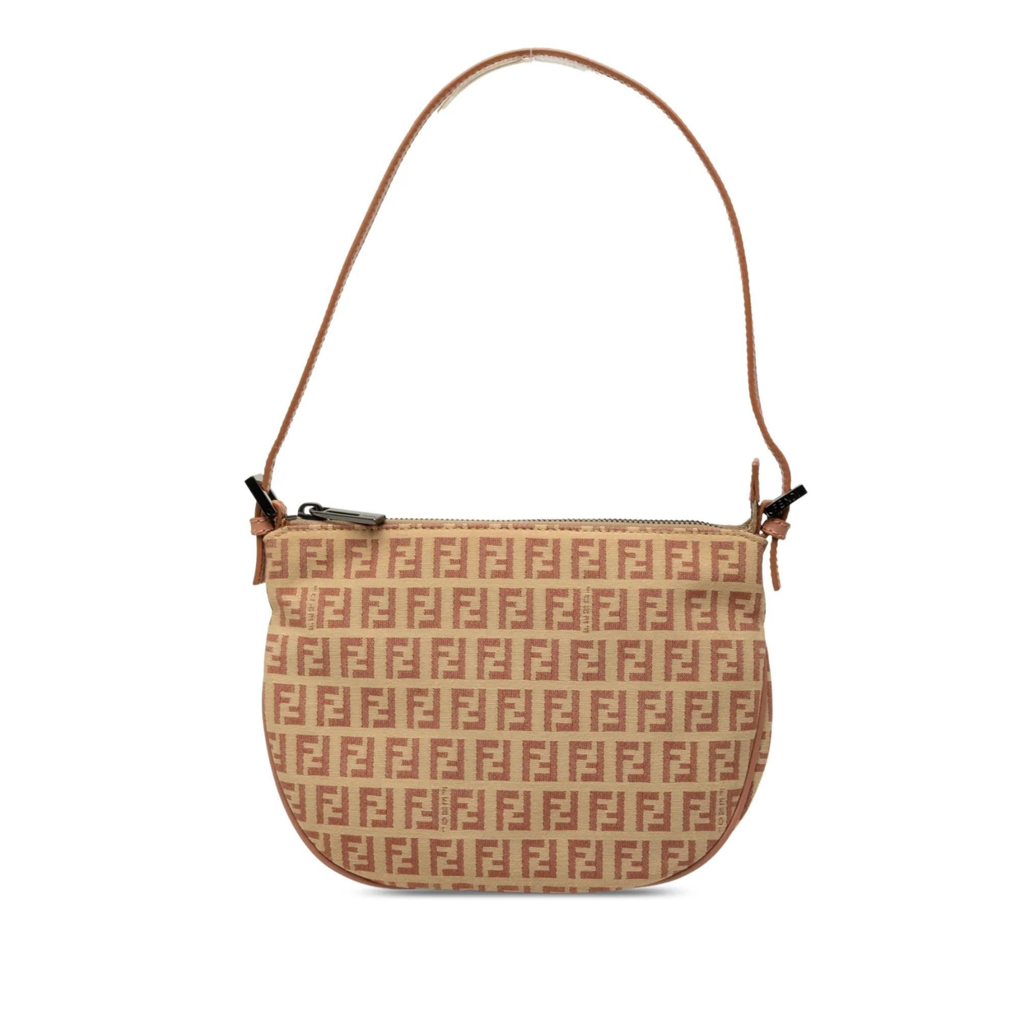 Pocket leather handbag