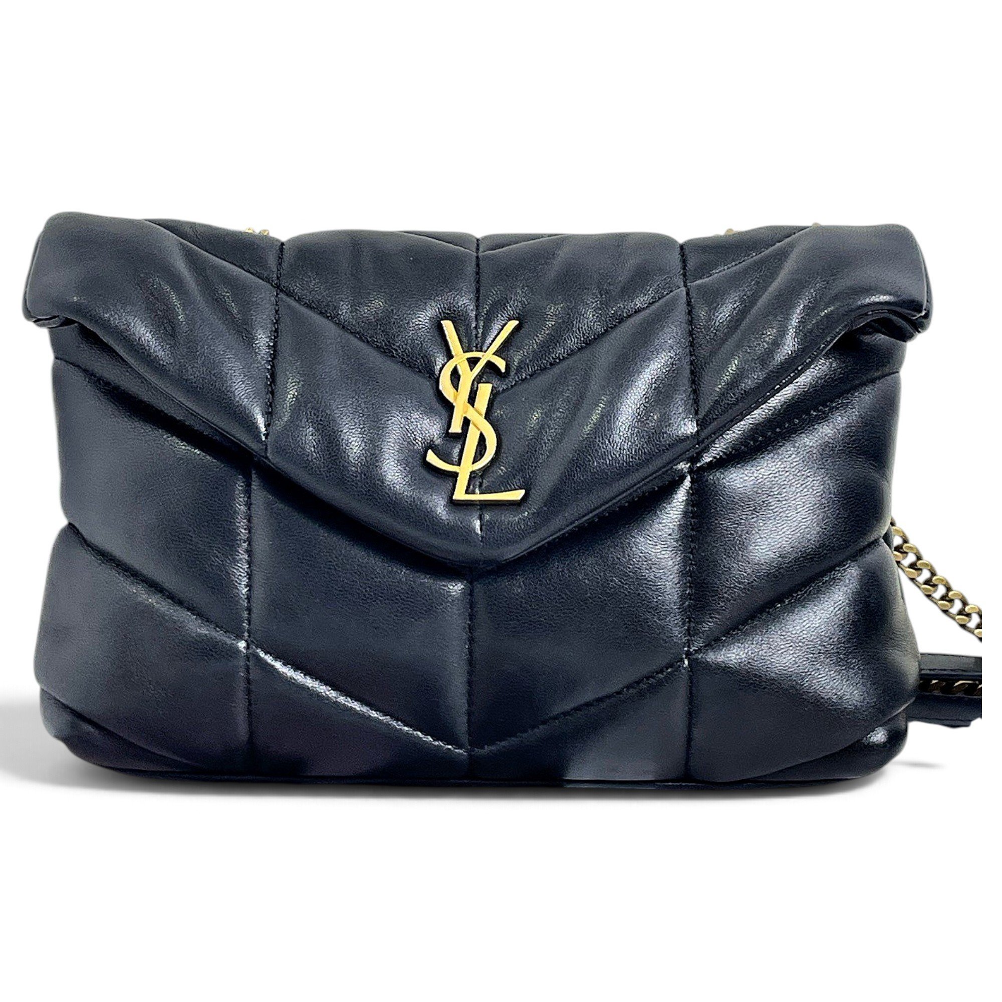 Loulou Puffer leather crossbody bag