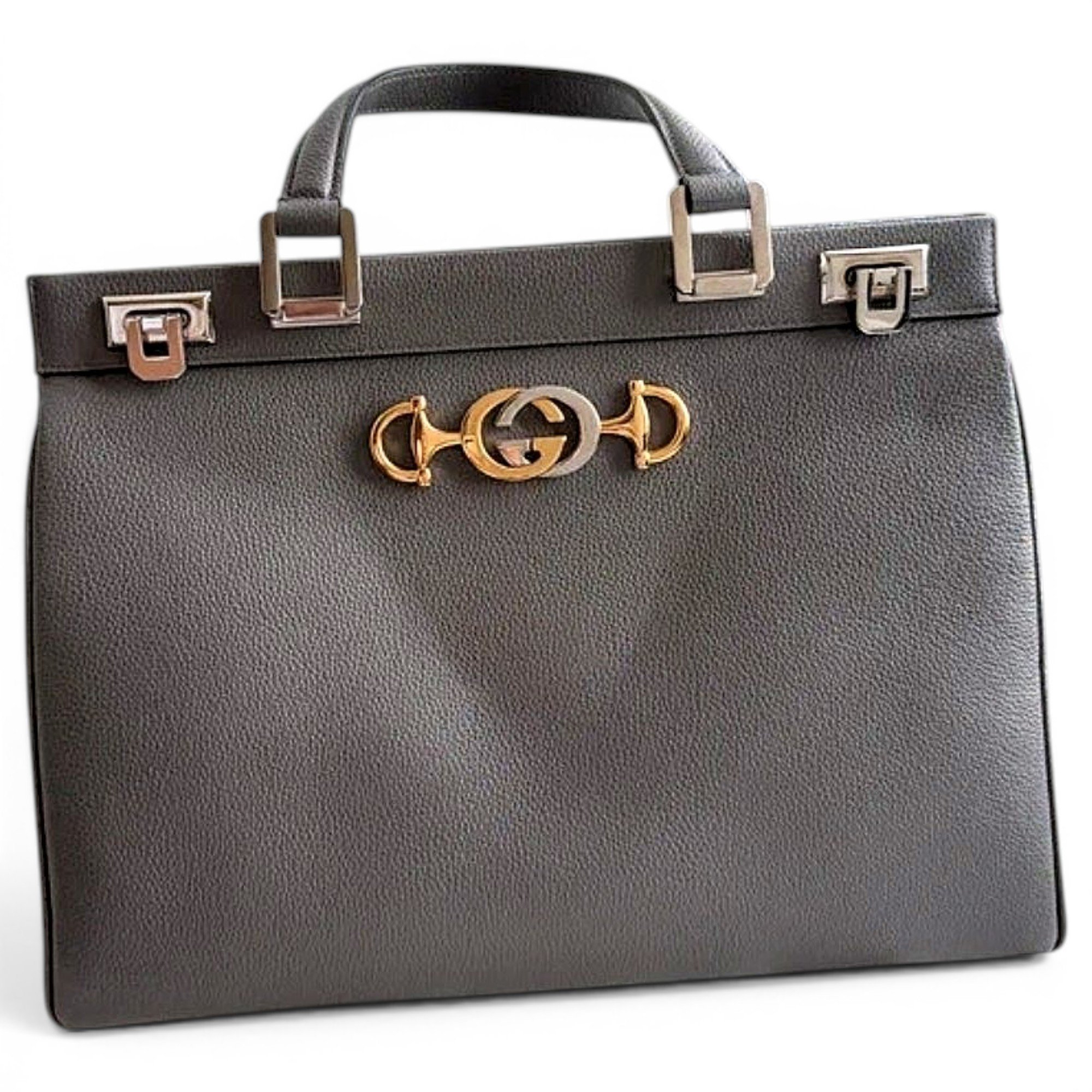 Zumi leather handbag