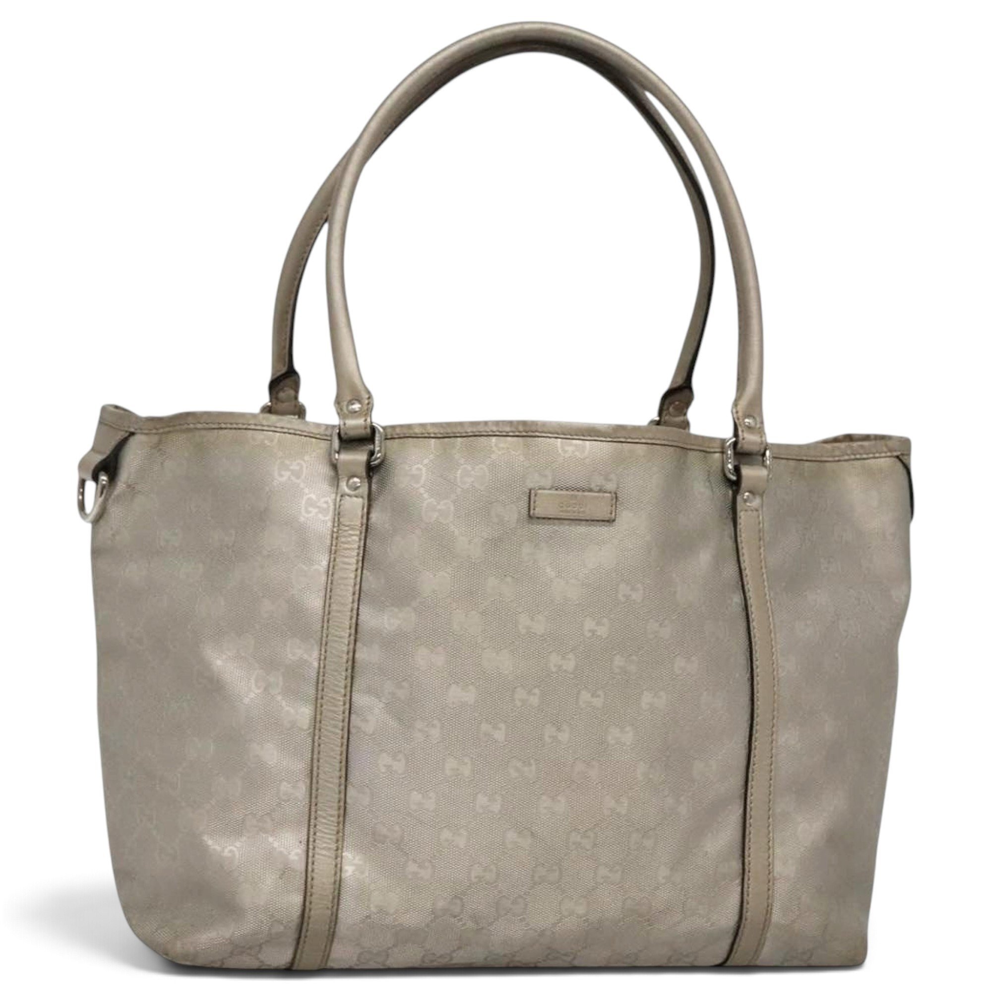 Leather tote