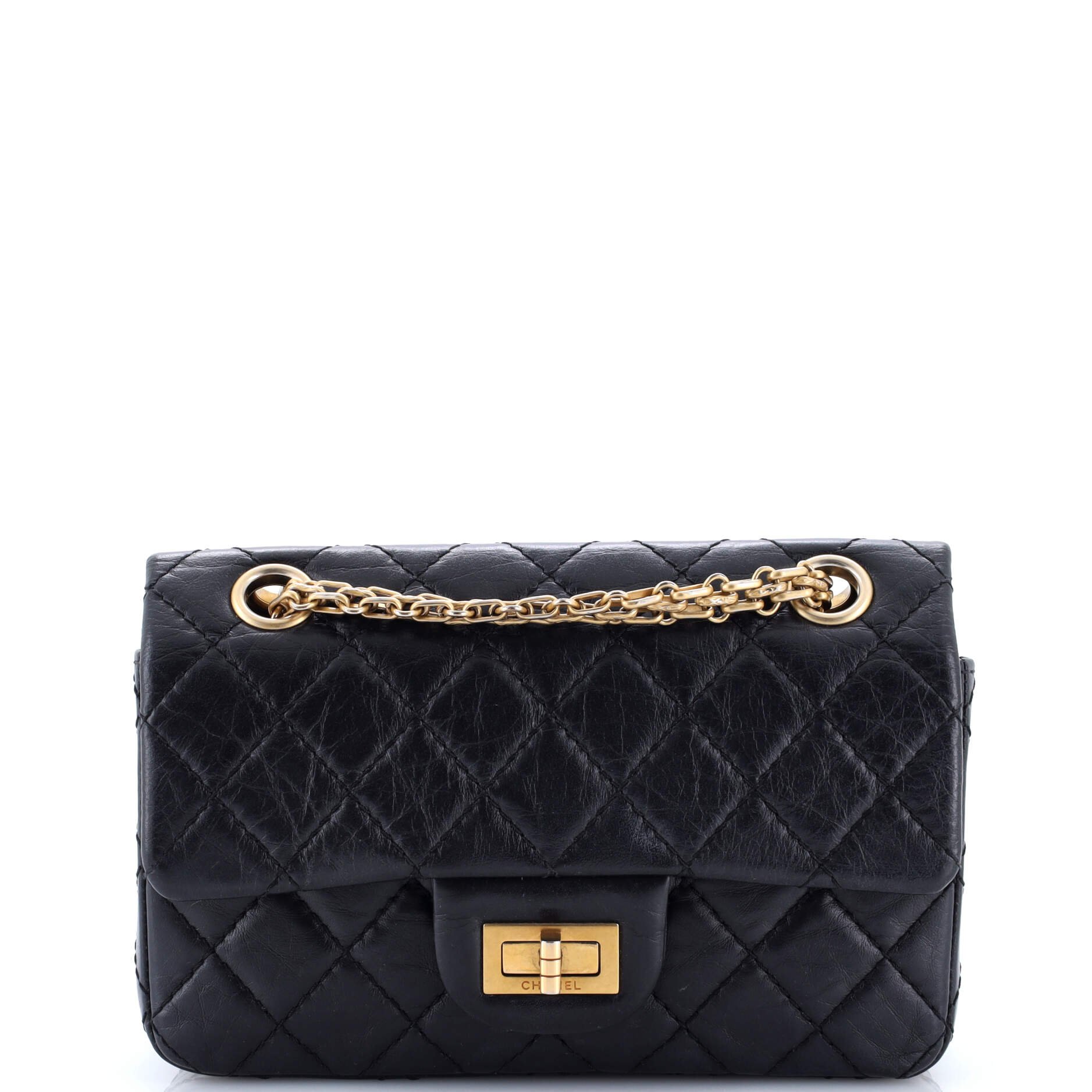 Chanel Reissue 2.55 Flap Bag Quilted Aged Calfskin 224