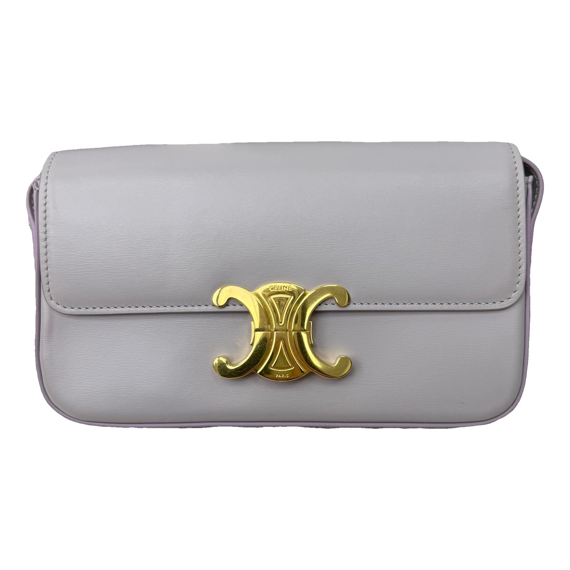Triomphe leather handbag