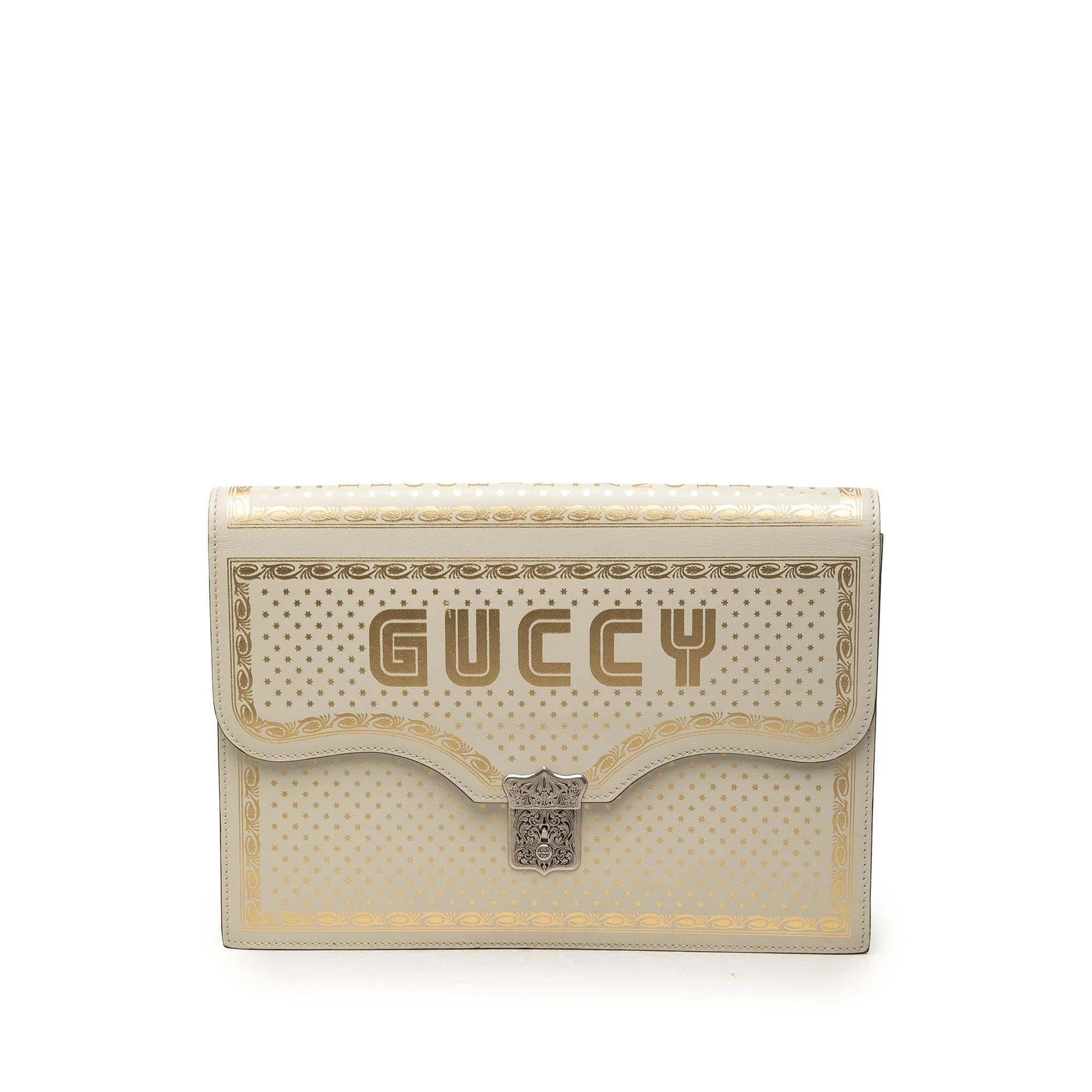 Guccy clutch leather clutch bag