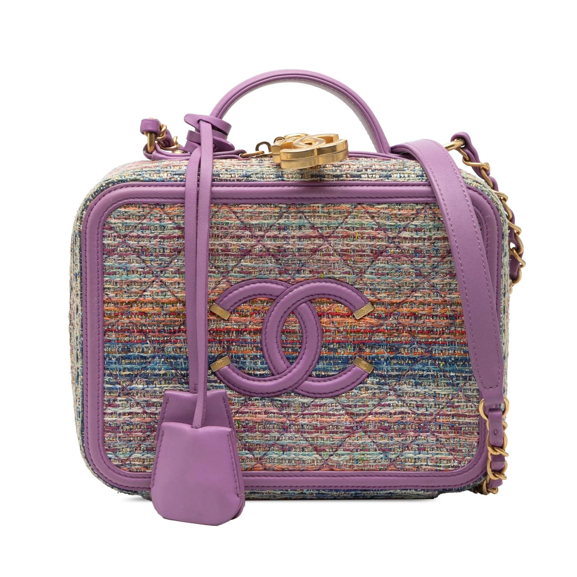 Tweed vanity case