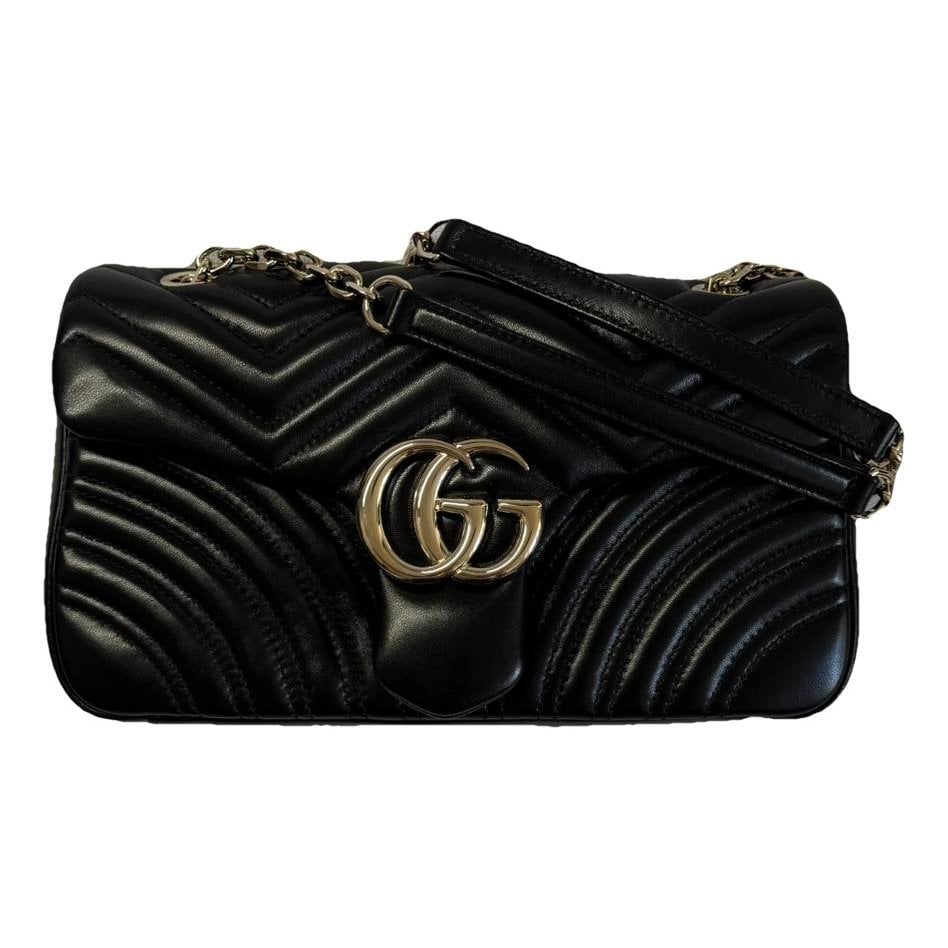 GG Marmont Flap leather crossbody bag