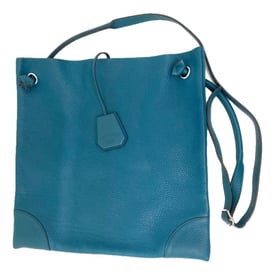 Hermes Silk City Handbag Clemence Leather