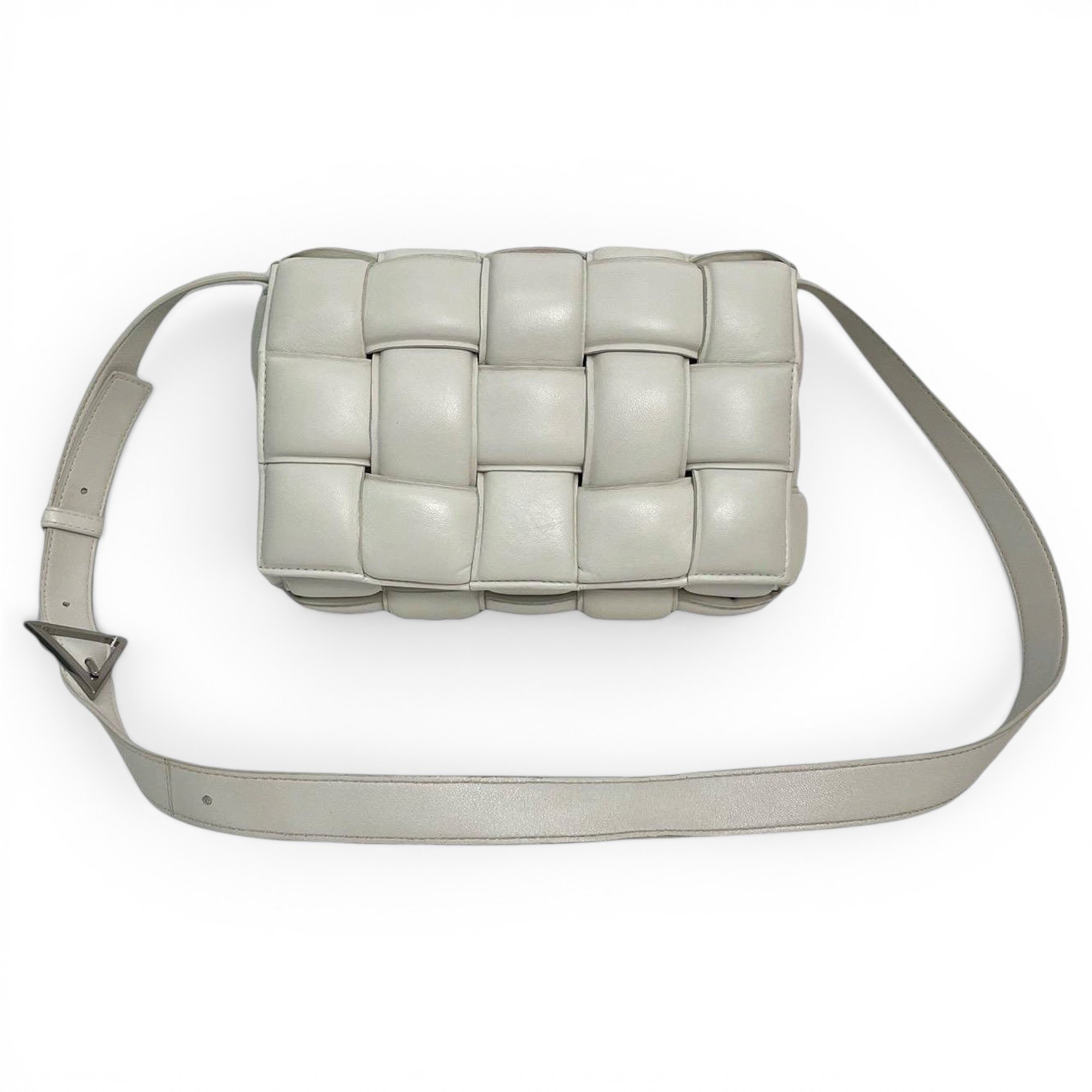 Cassette Padded leather handbag