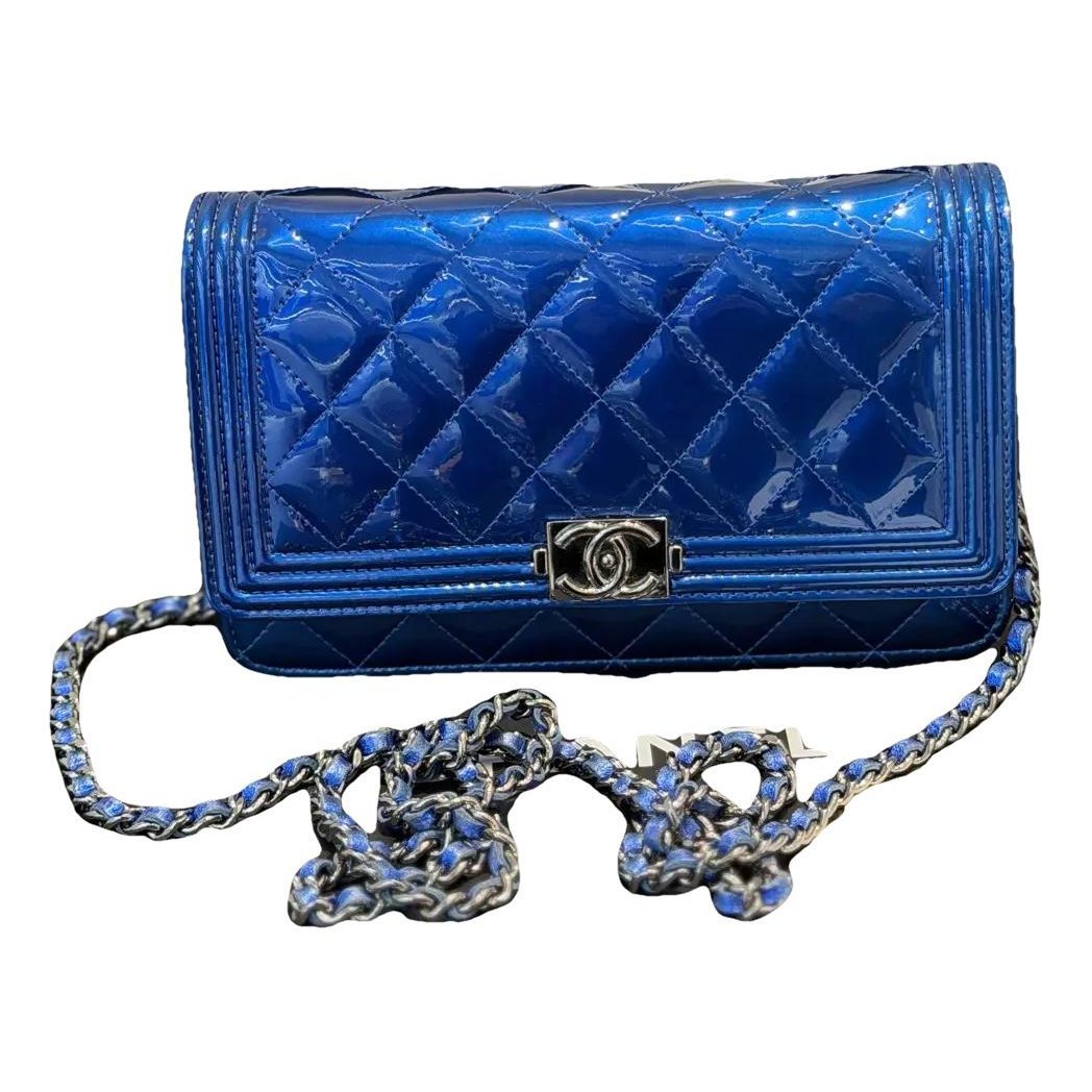 Boy patent leather handbag