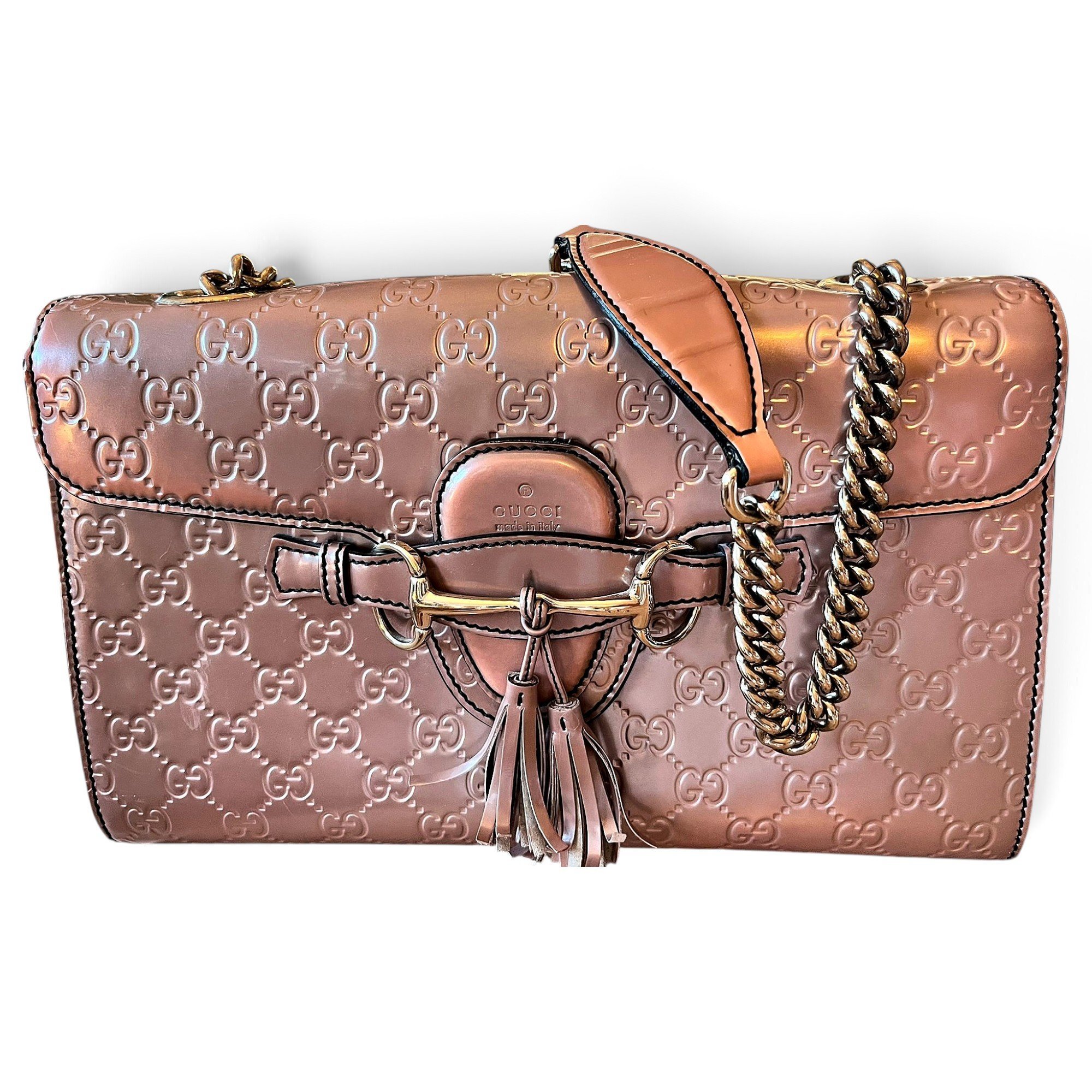 Emily leather handbag