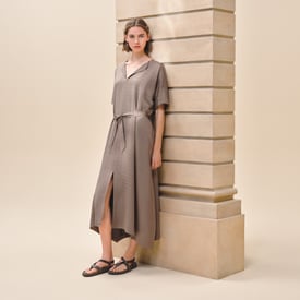 "Mosaique" belted caftan