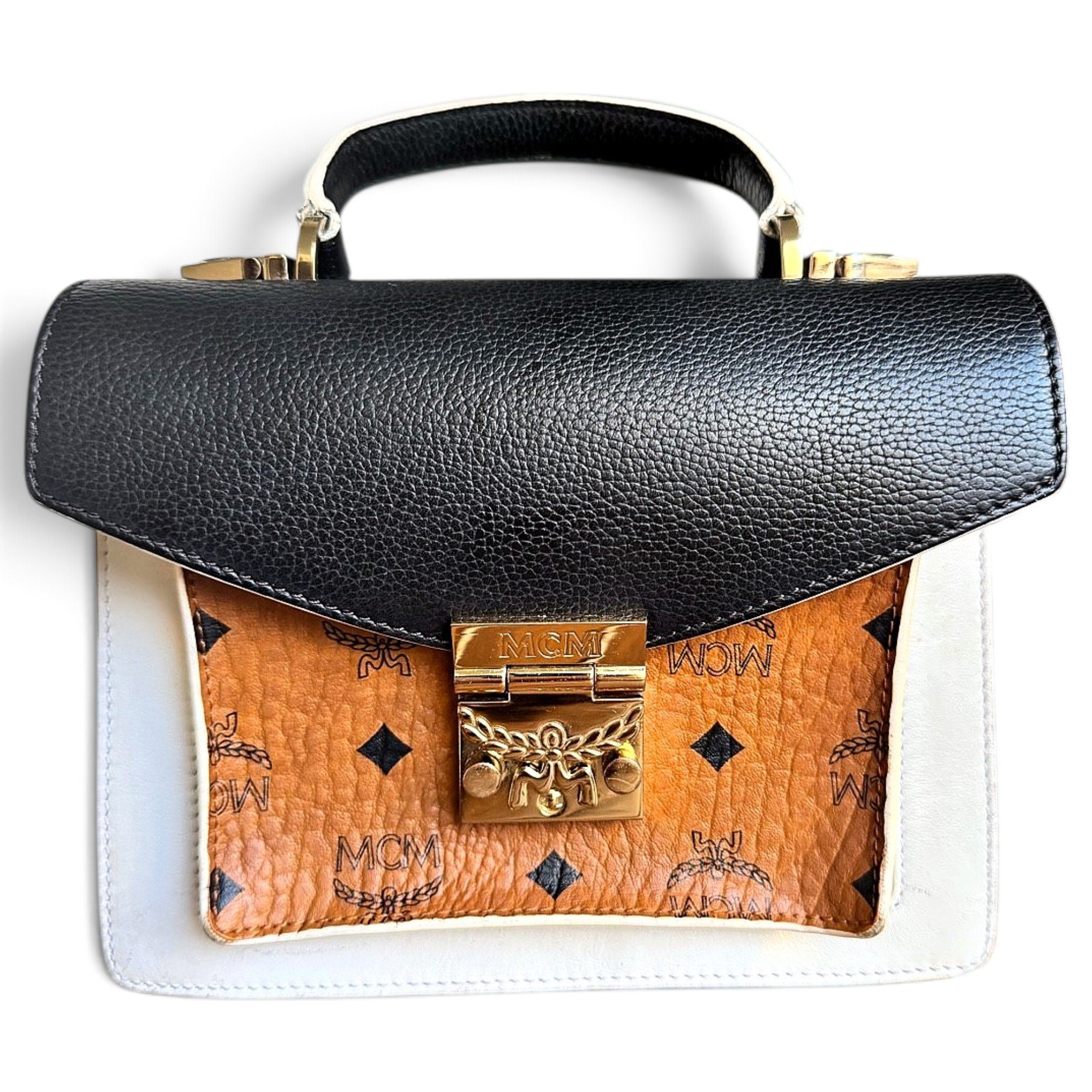 MCM Berlin leather crossbody bag