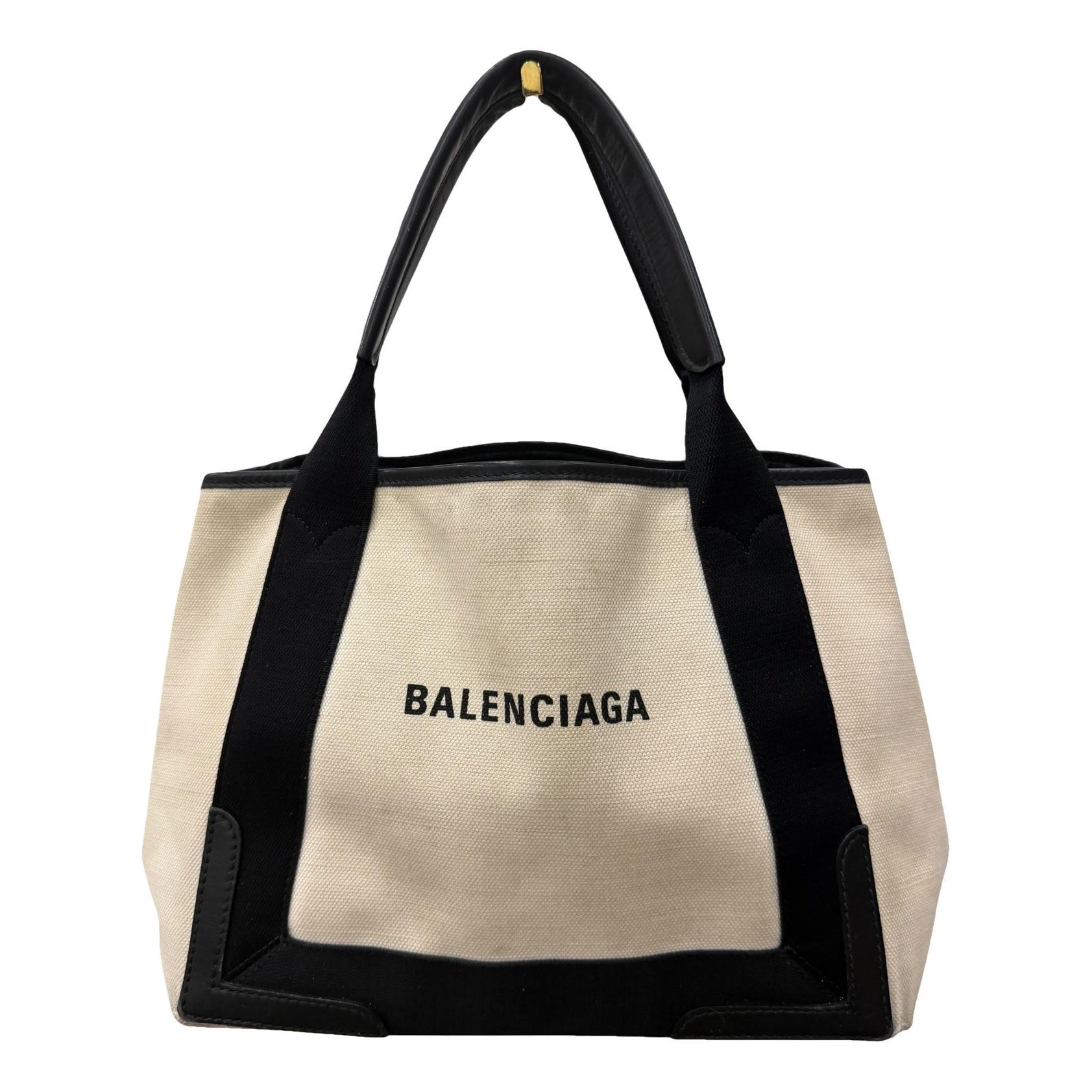 Navy cabas cloth tote
