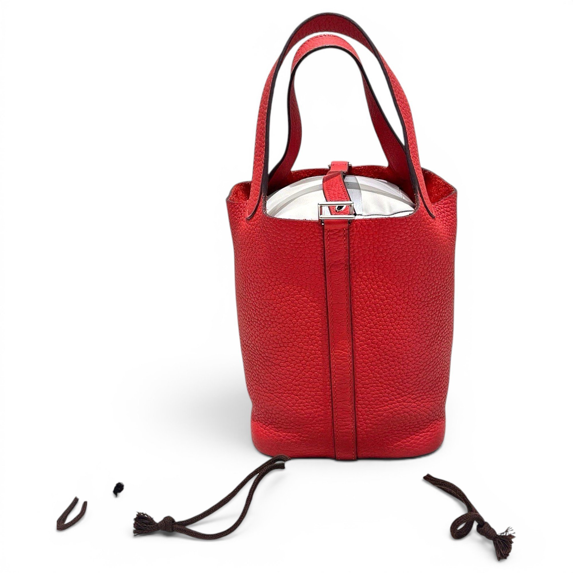 Picotin leather handbag