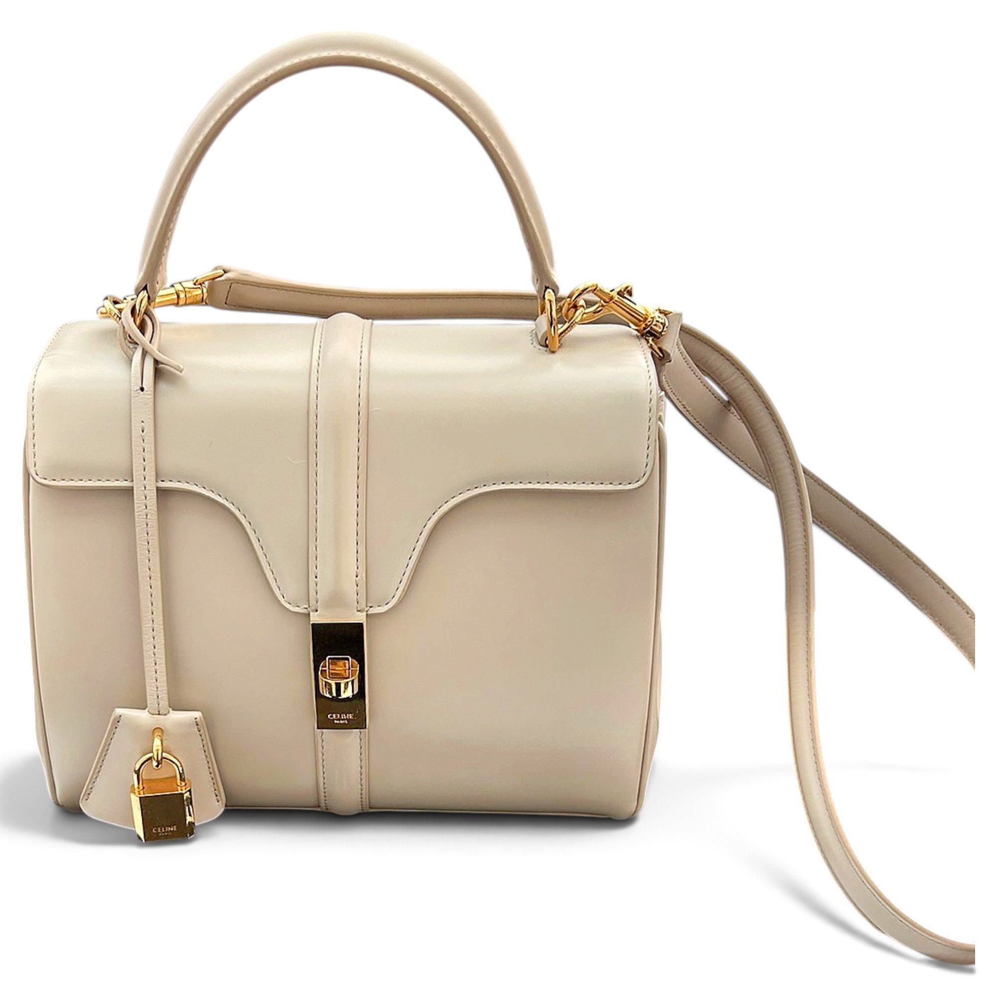 Sac 16 leather handbag
