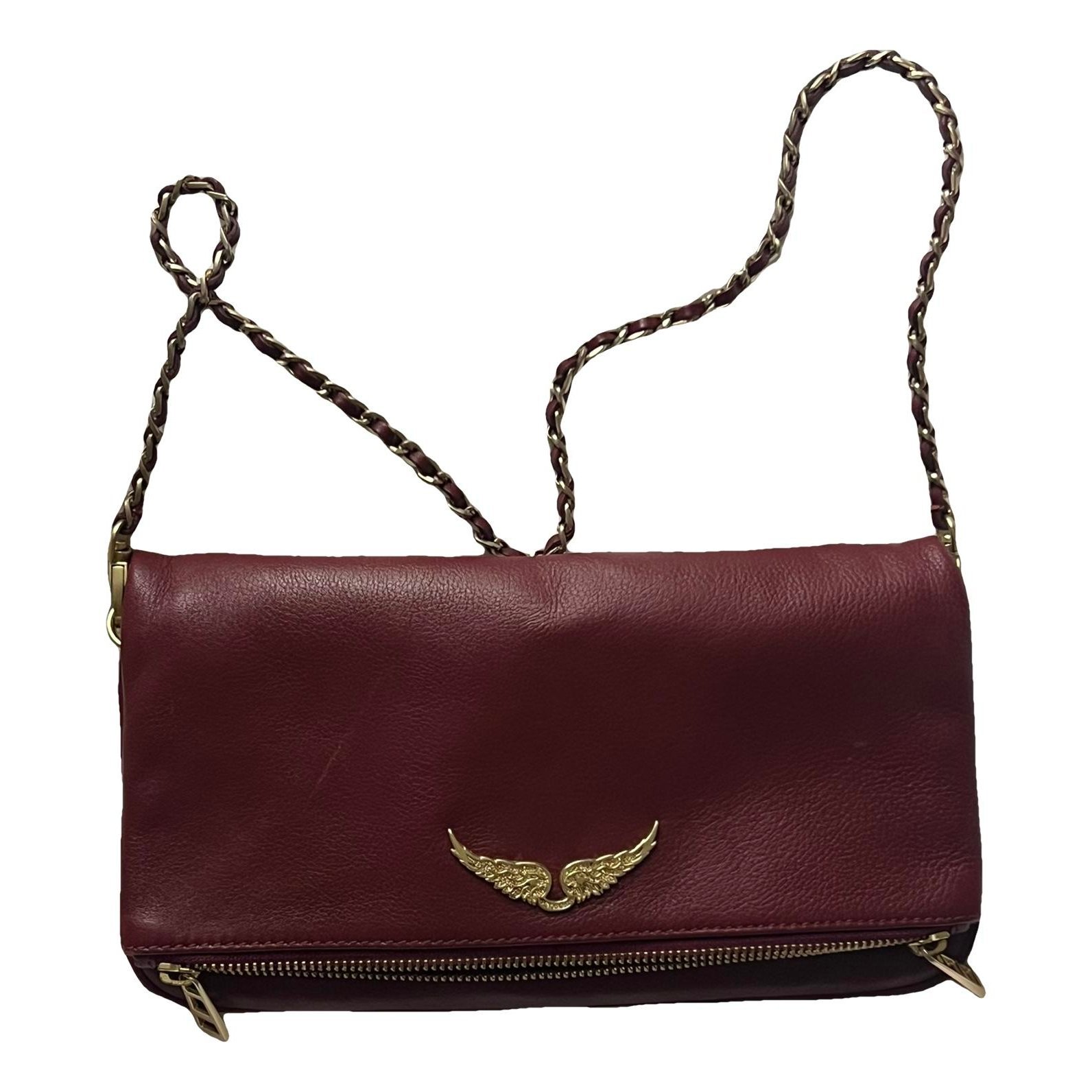 Rock leather crossbody bag