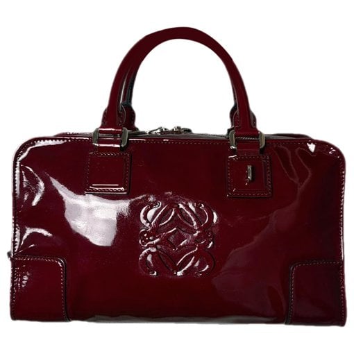 Amazona patent leather handbag