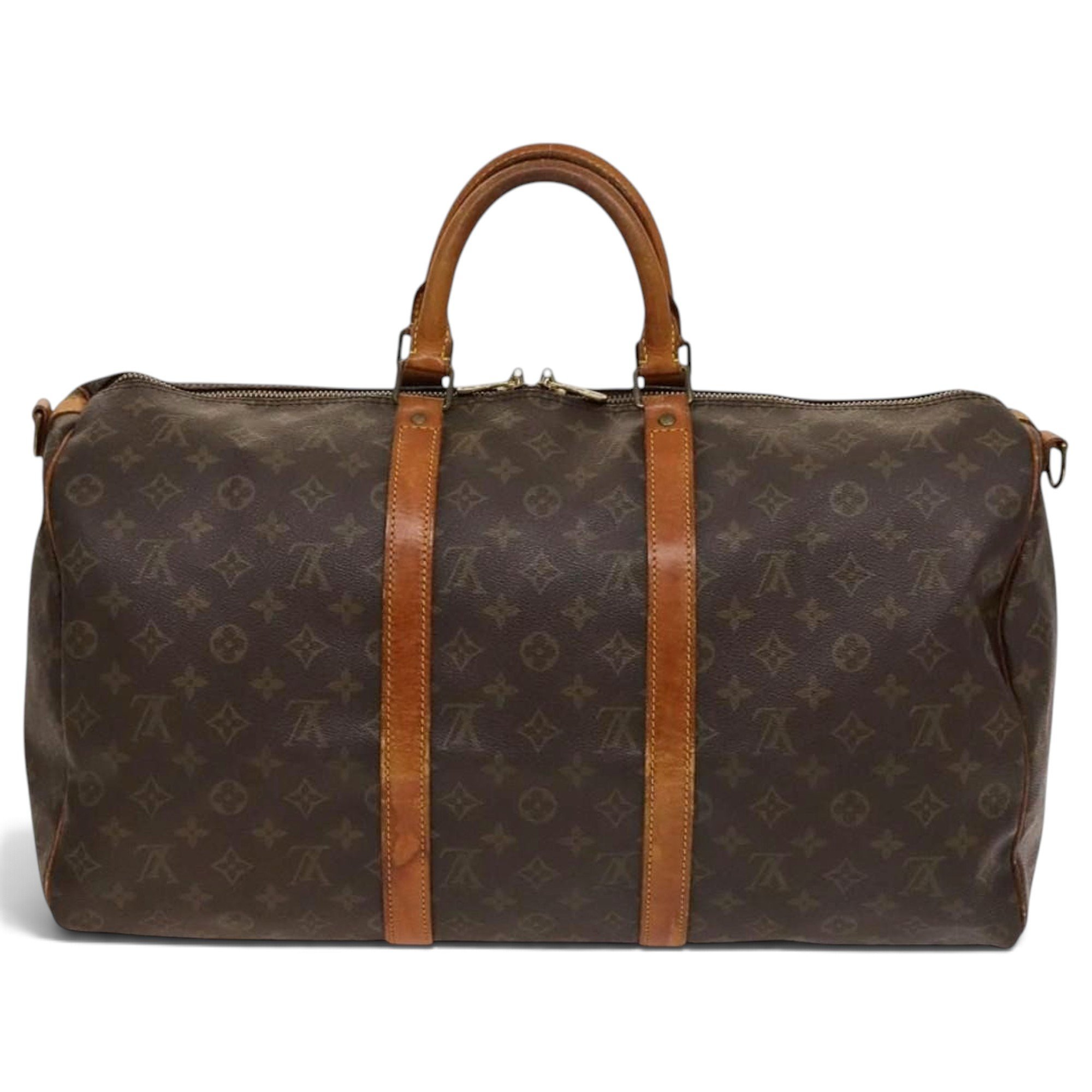 Leather bowling bag