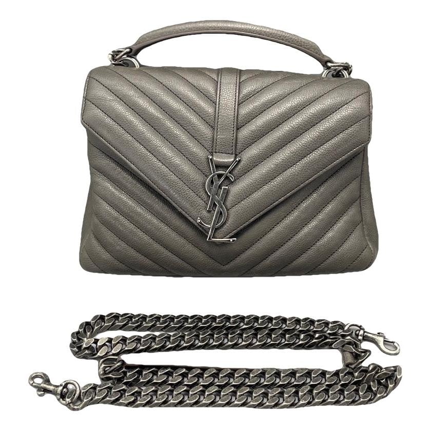 Collége monogramme leather handbag