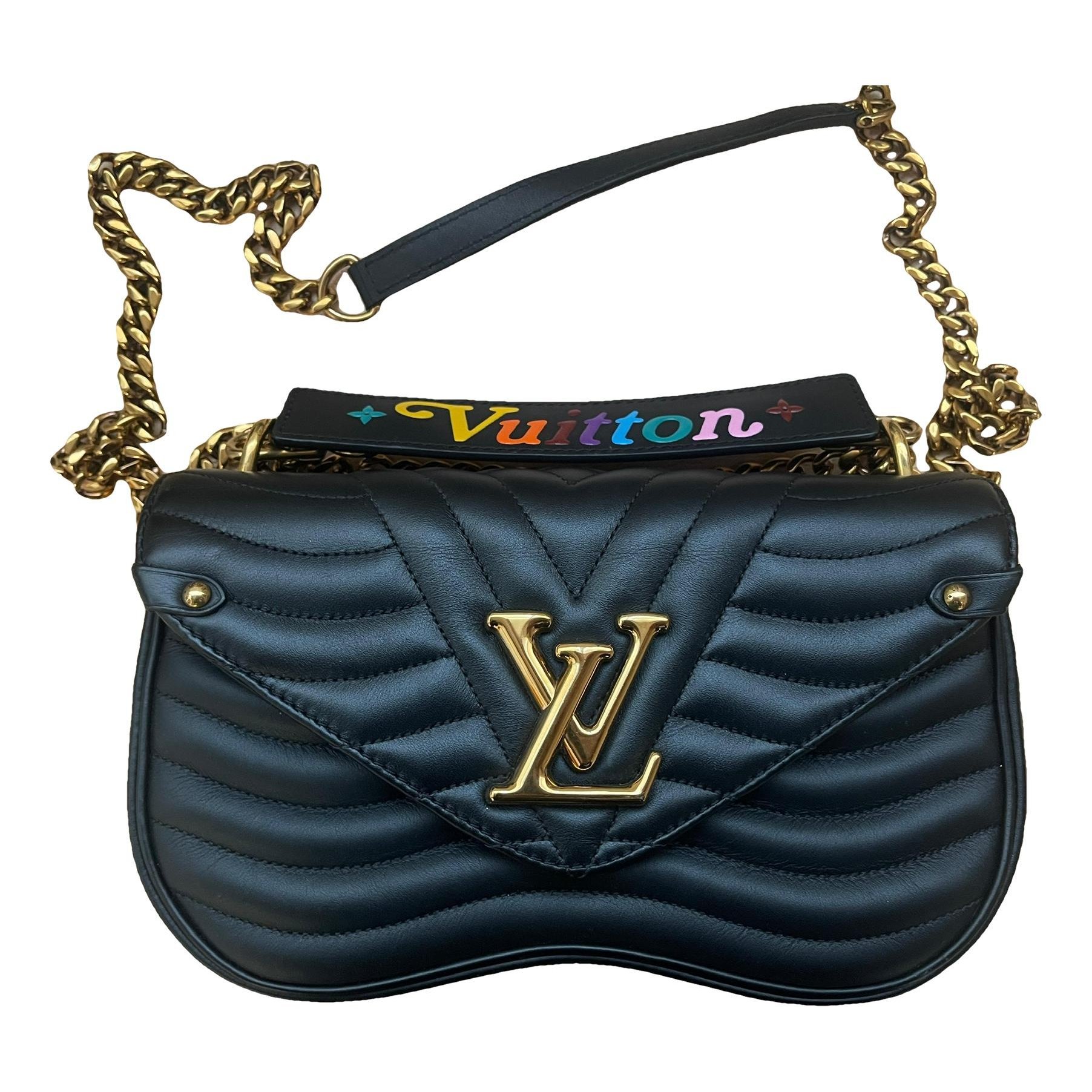New Wave leather handbag