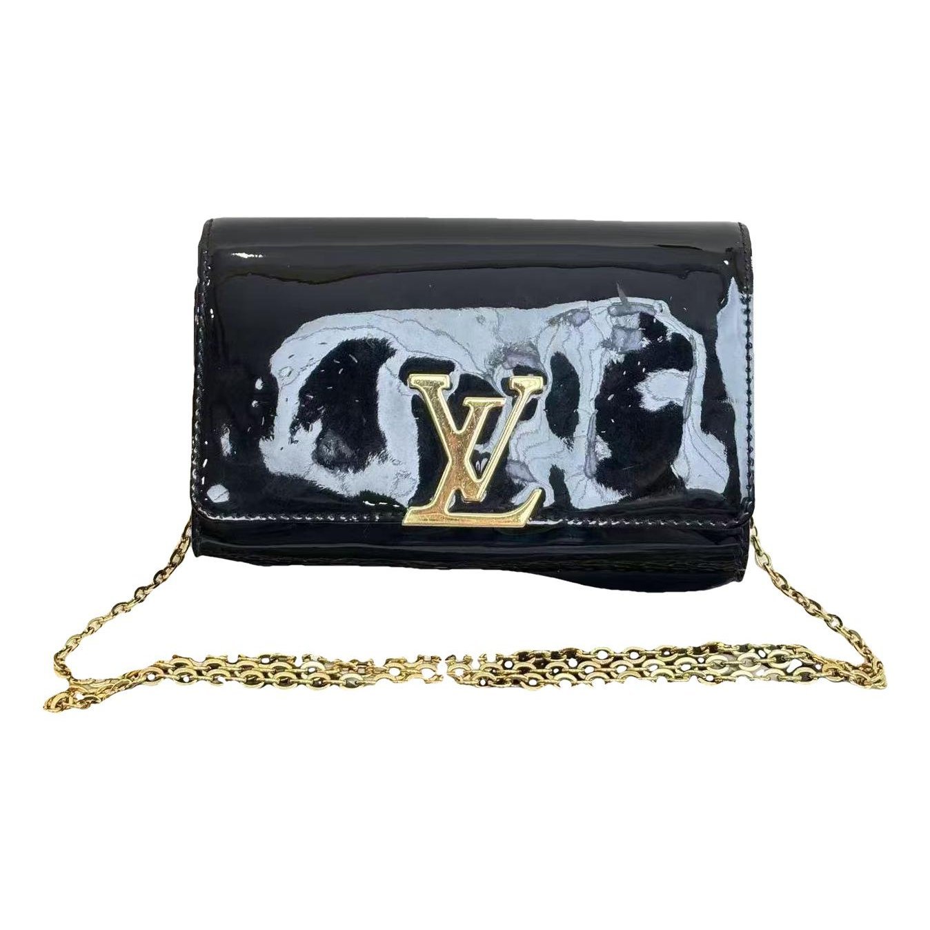 Louise patent leather crossbody bag