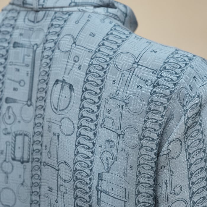 Bleu Adriatique "Cahier Du Colporteur" Shirt