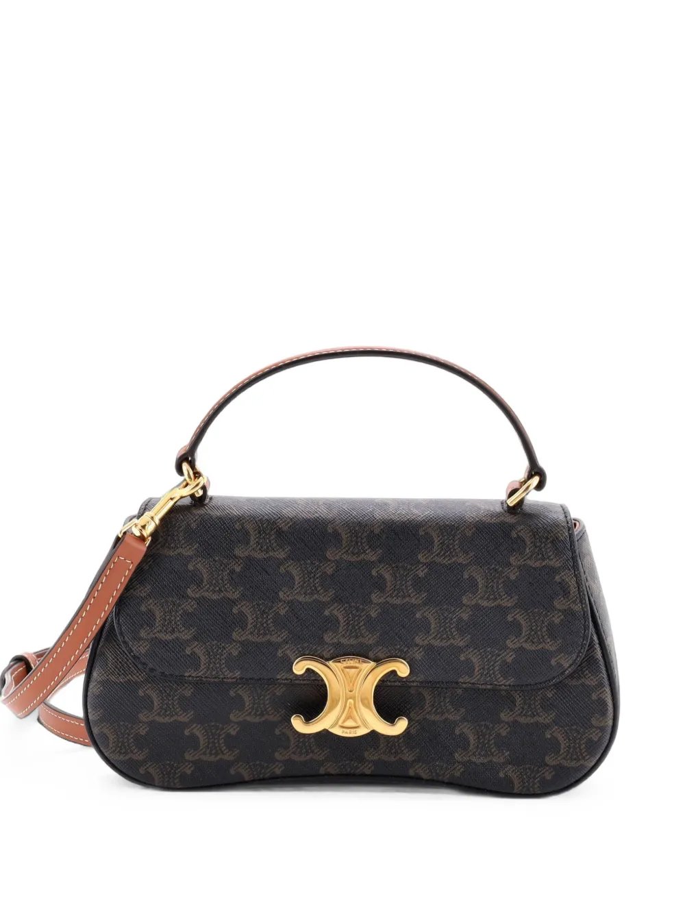 Lola Triomphe Top Handle Bag Triomphe Coated Canvas Teen satchel