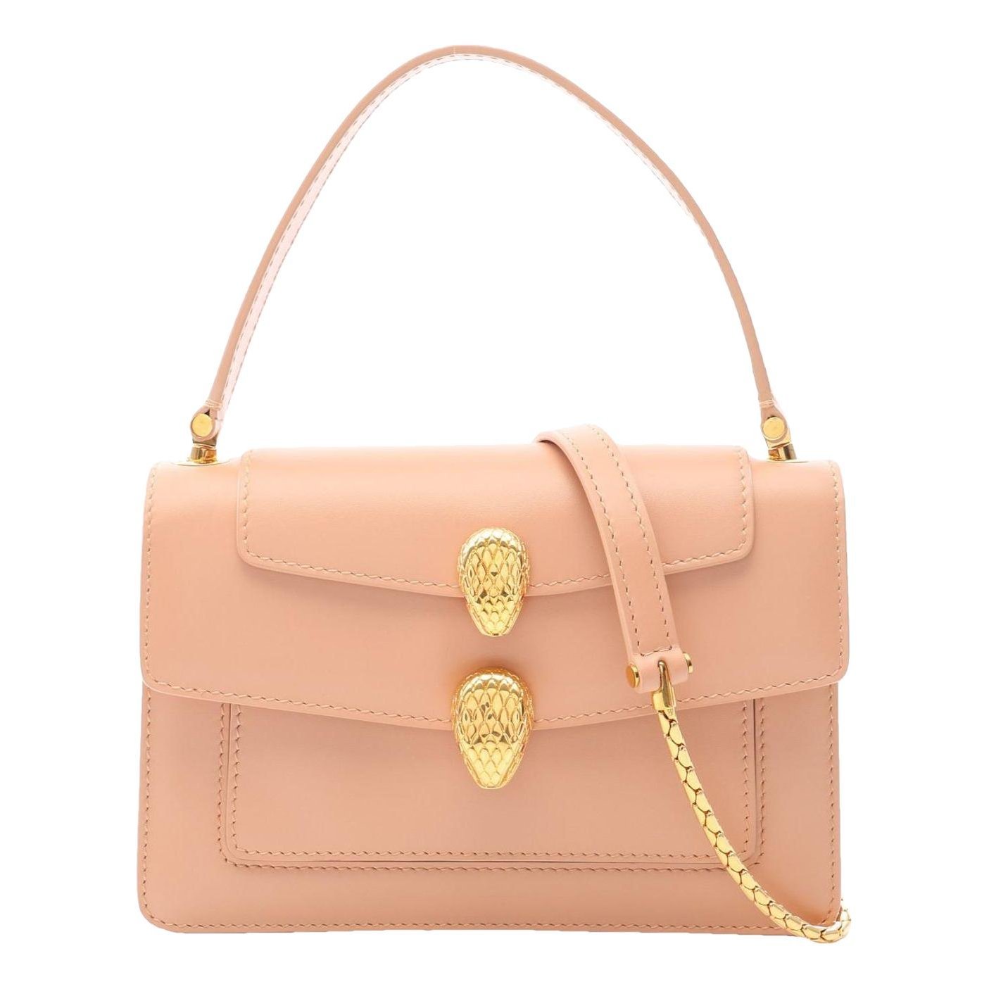 Serpenti leather handbag