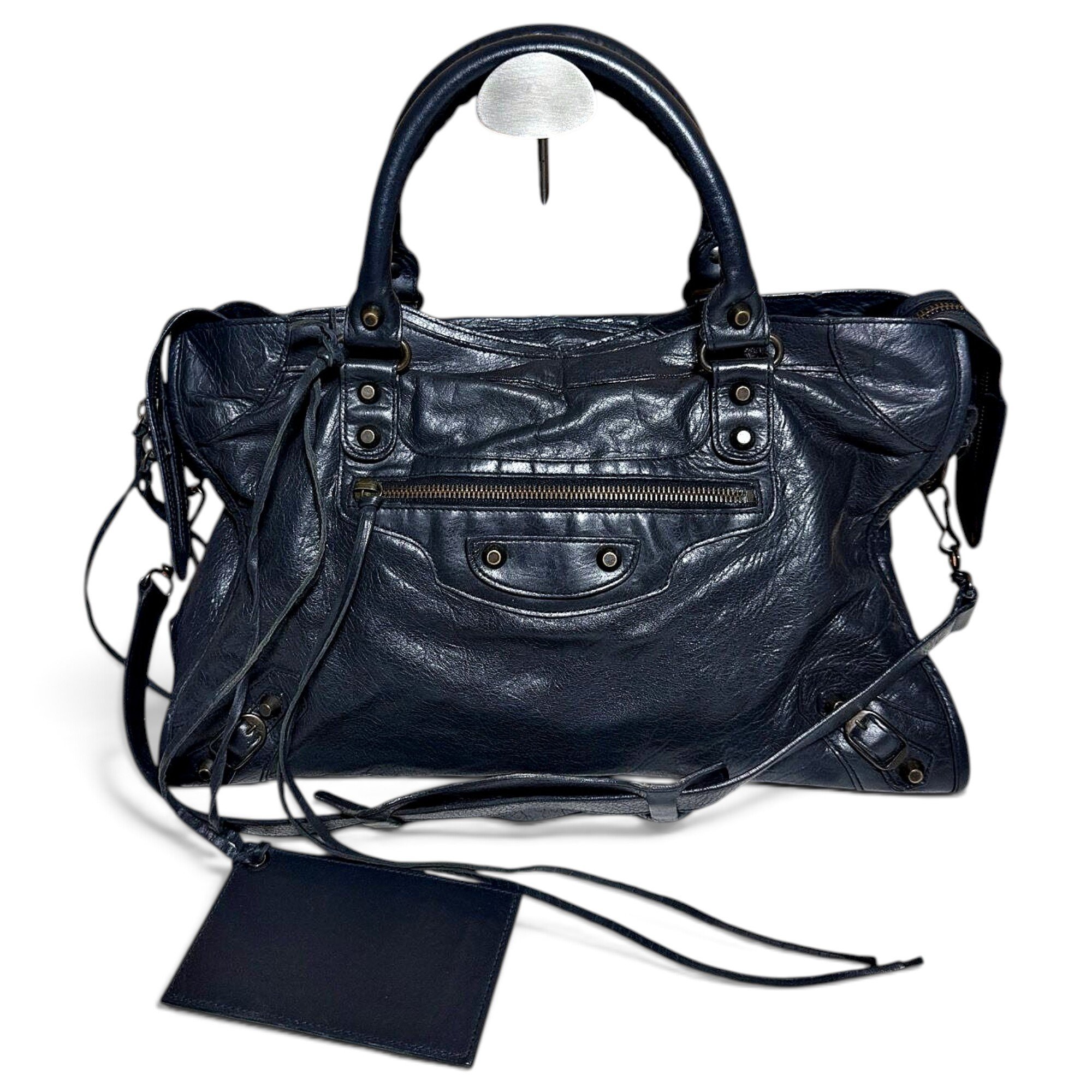 Balenciaga City leather satchel