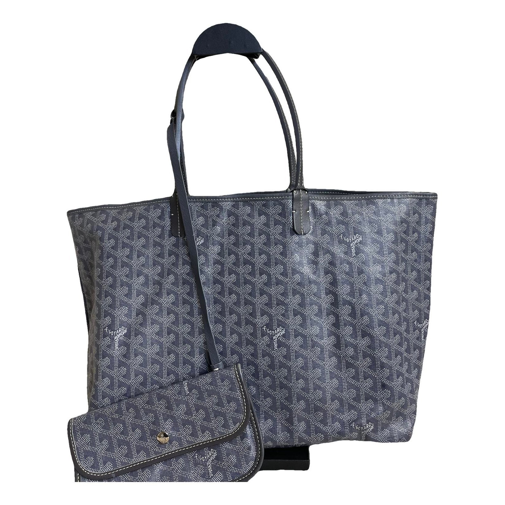 Goyard Saint-Louis leather tote