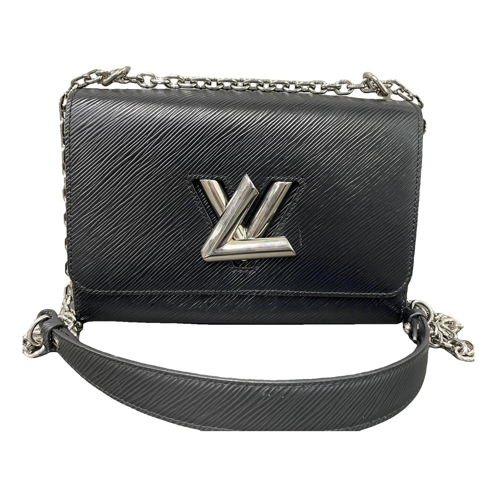 Twist leather crossbody bag