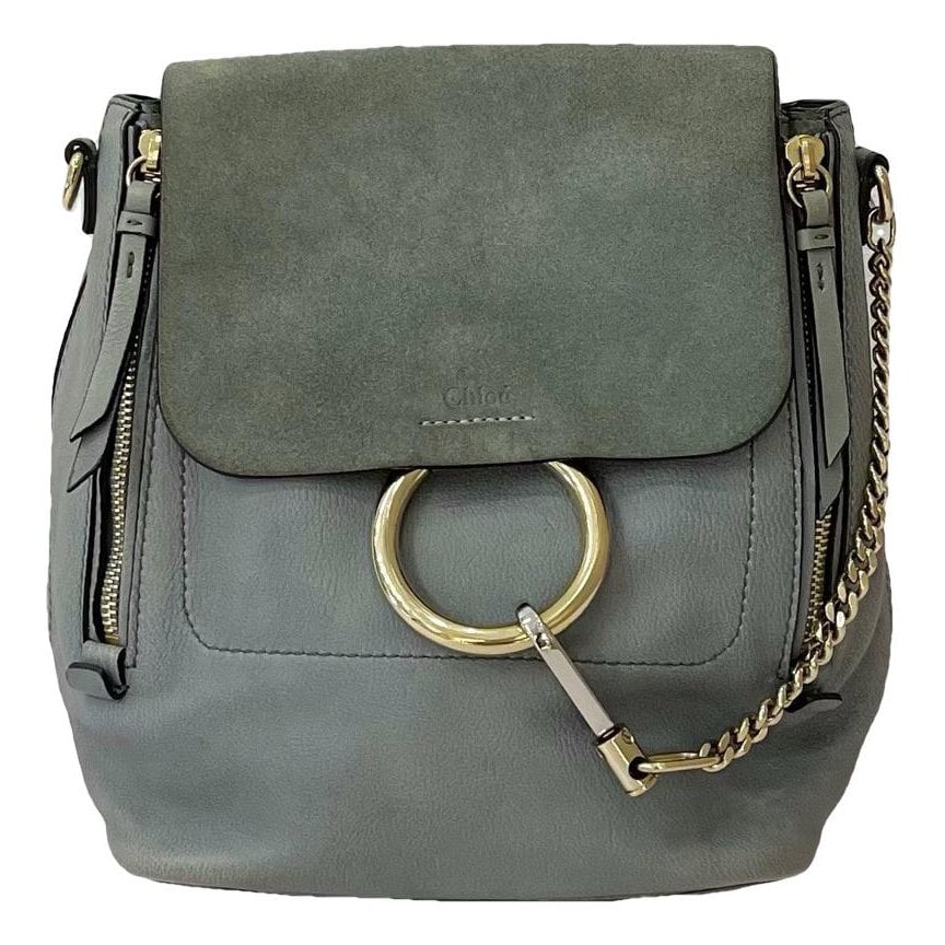 Faye leather backpack
