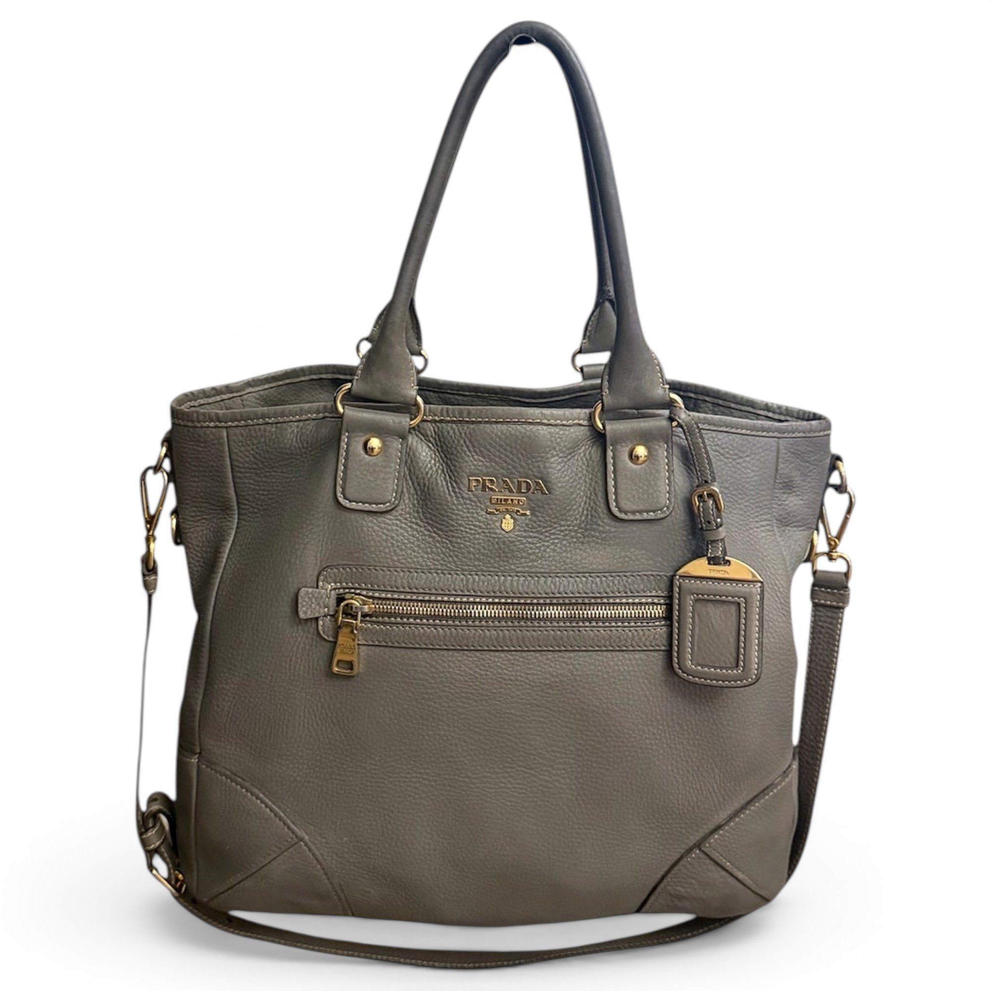 Leather handbag