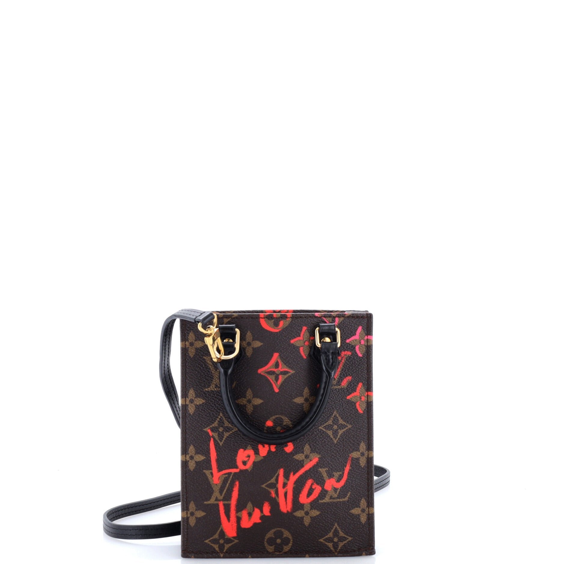 Petit Sac Plat Bag Limited Edition Fall in Love Monogram Canvas