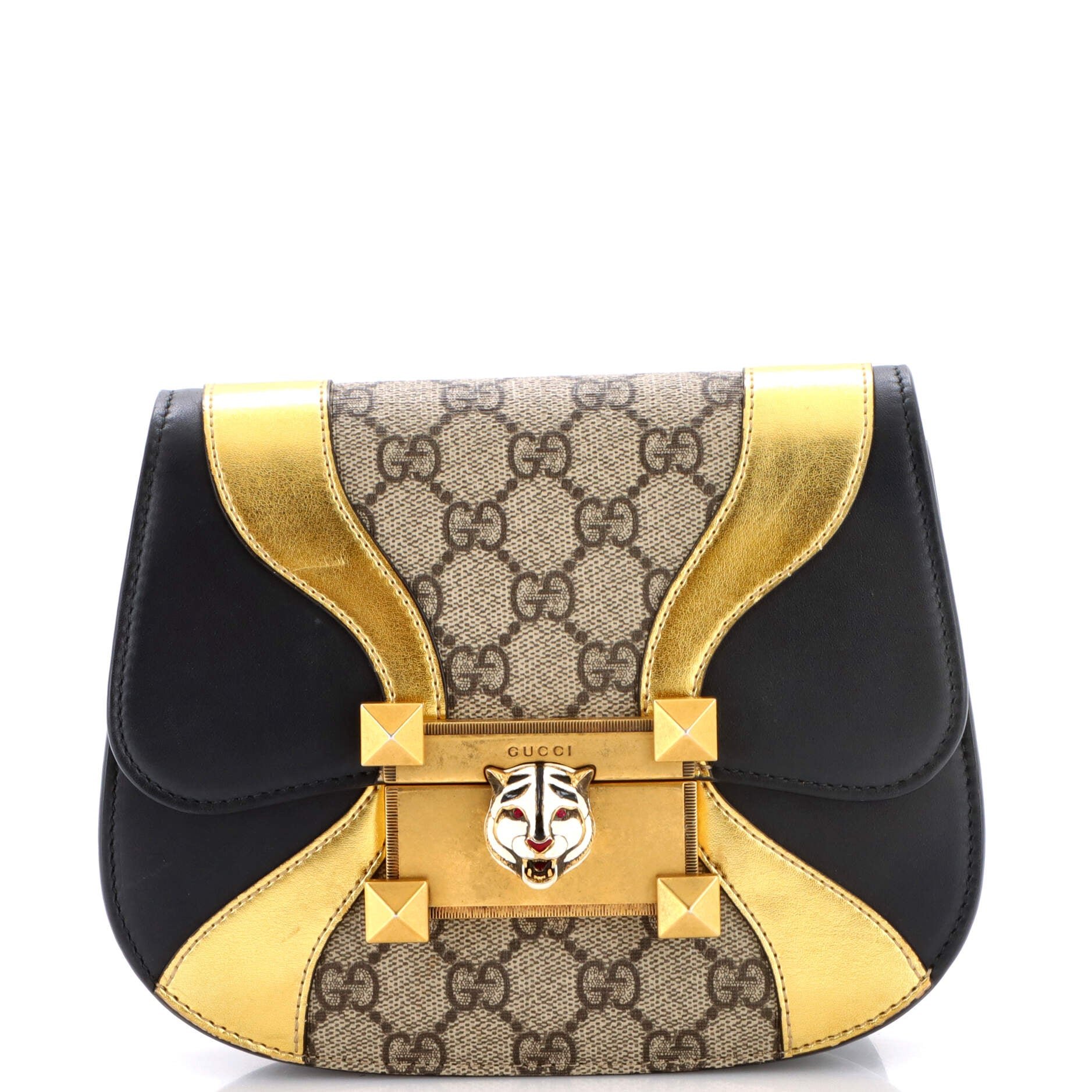 Osiride Shoulder Bag GG Coated Canvas and Leather Small