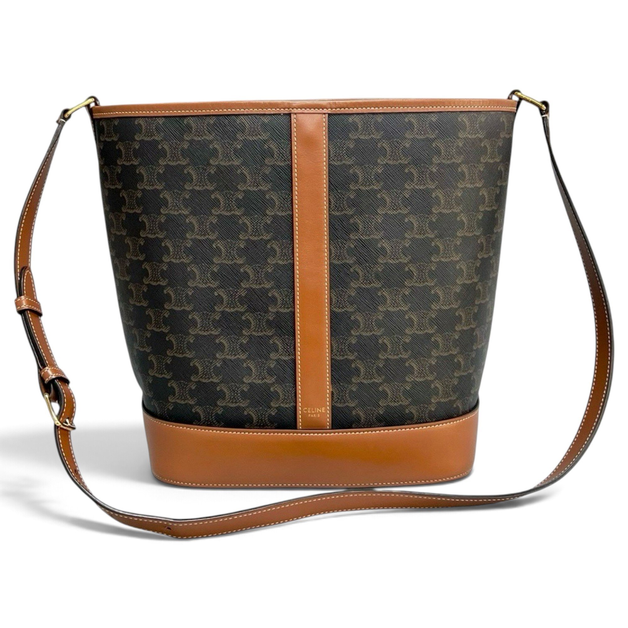 SAC SEAU leather handbag