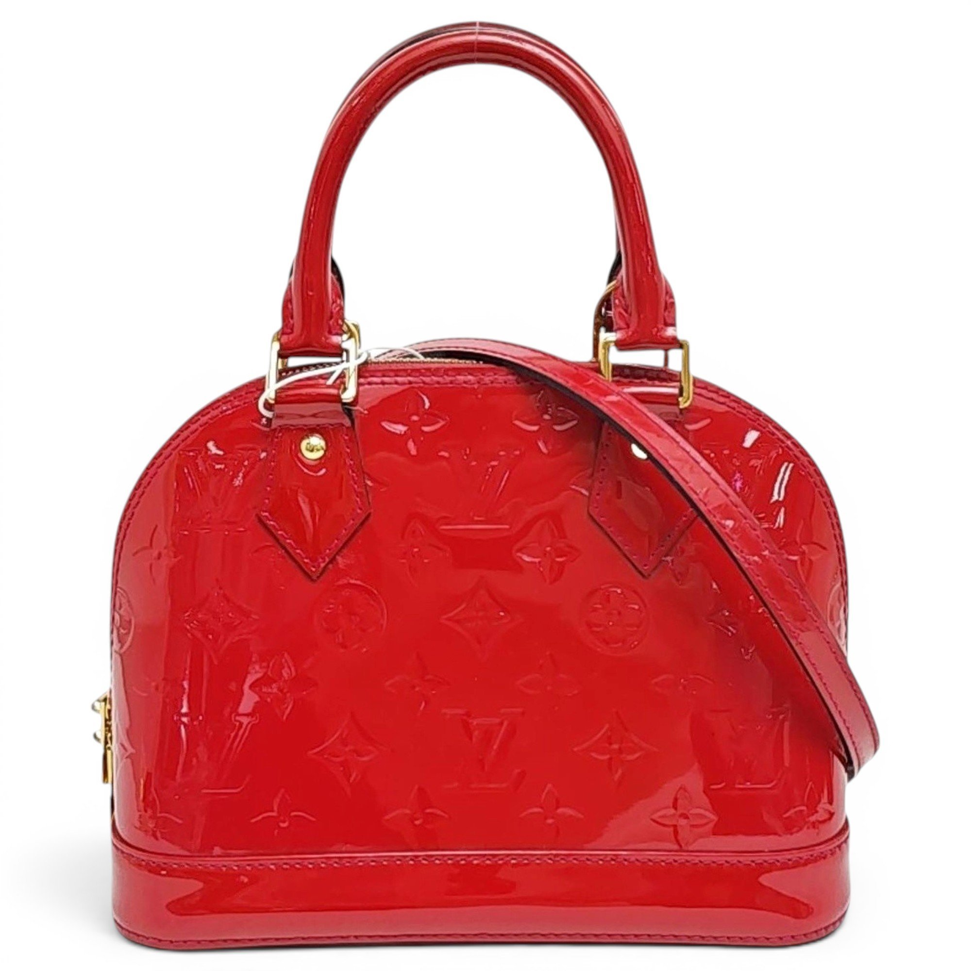 Alma patent leather handbag