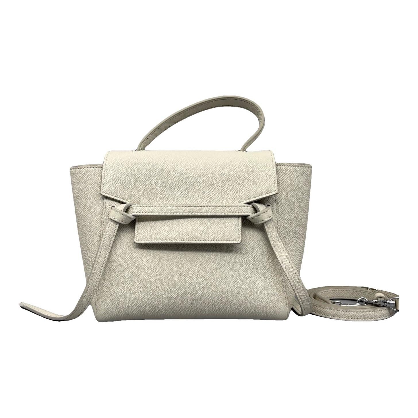 Belt leather handbag