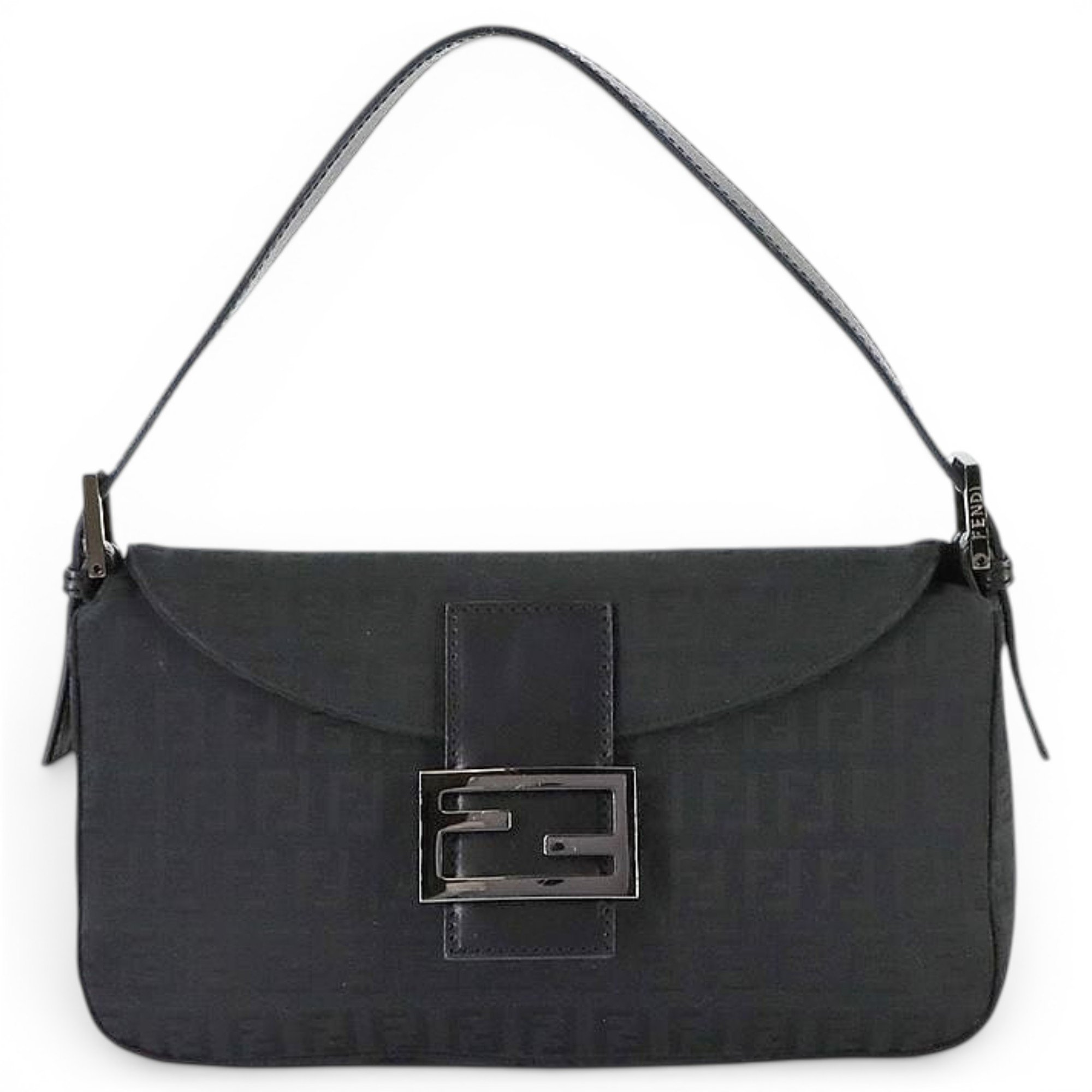 Baguette leather handbag