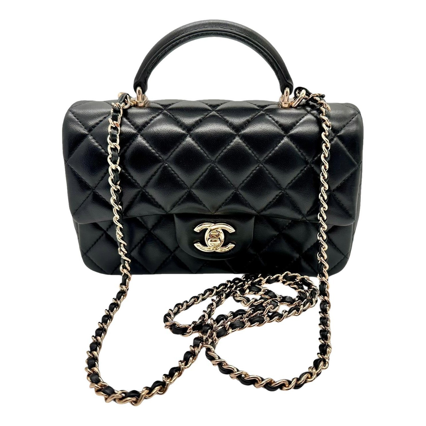 Timeless Classique Top Handle leather handbag