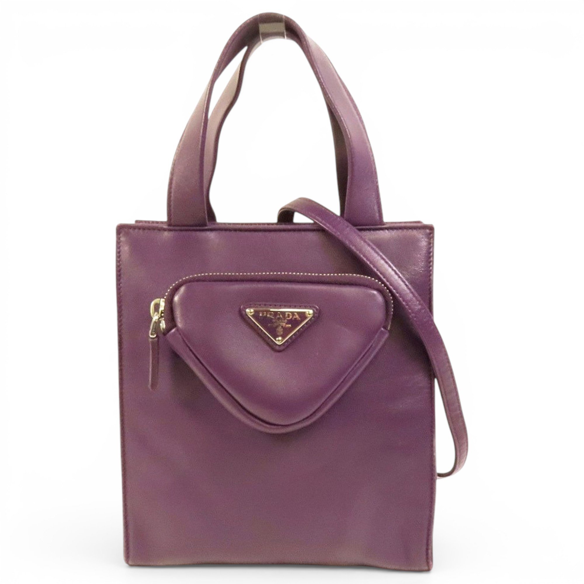 Leather handbag
