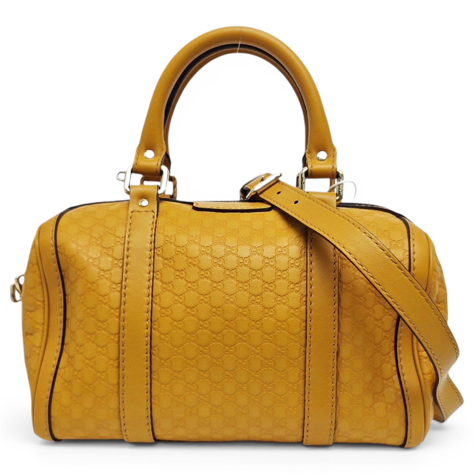 Boston leather handbag