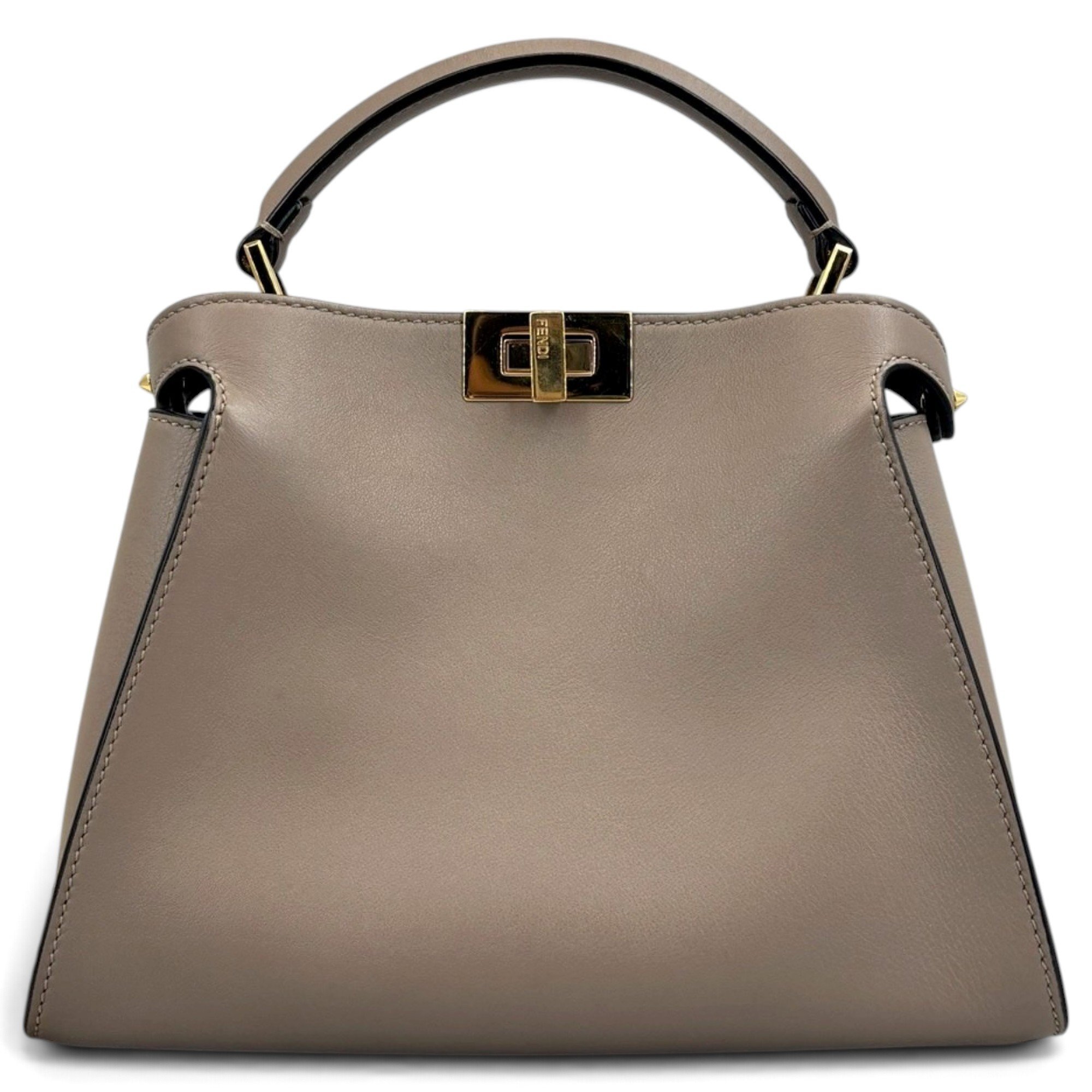 Peekaboo leather handbag