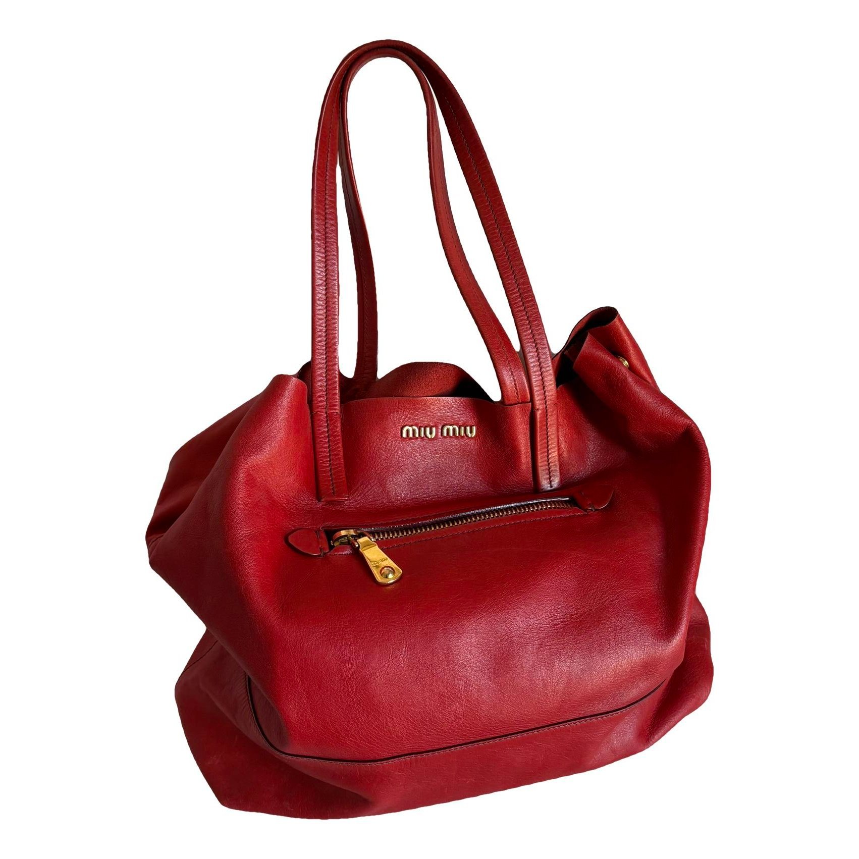 Leather handbag