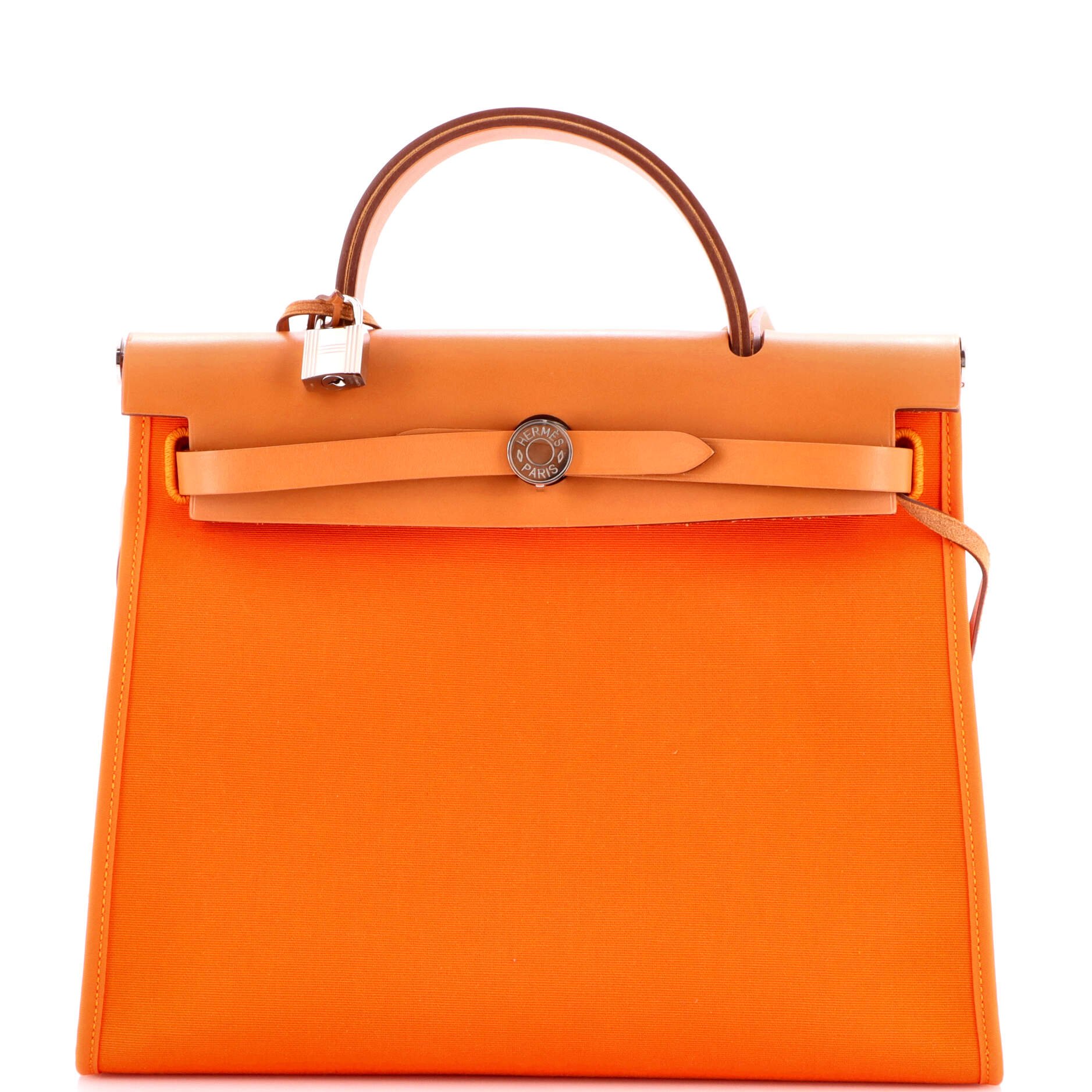 Hermes Herbag Zip Leather and Toile 31